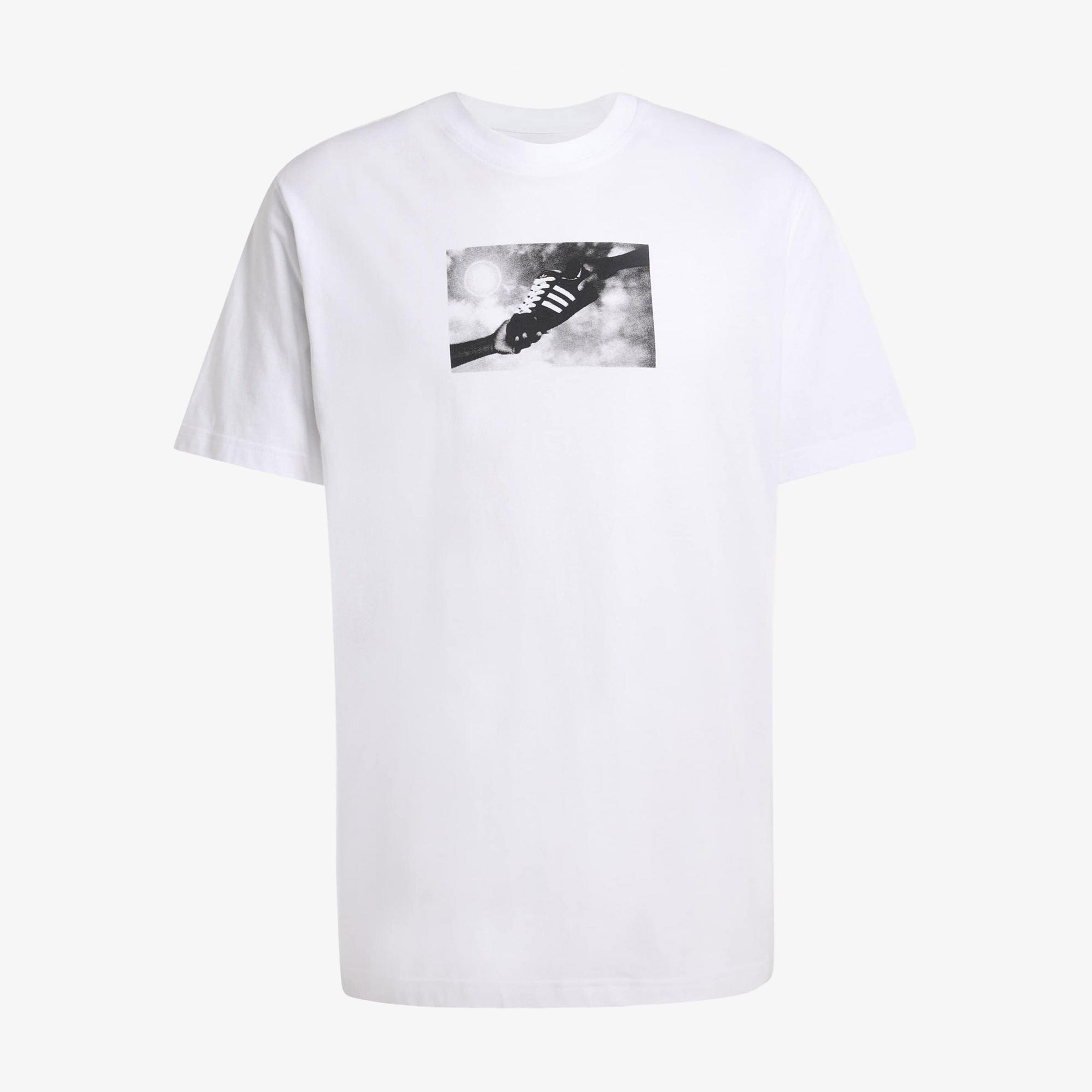 adidas Franchise Erkek Beyaz T-Shirt
