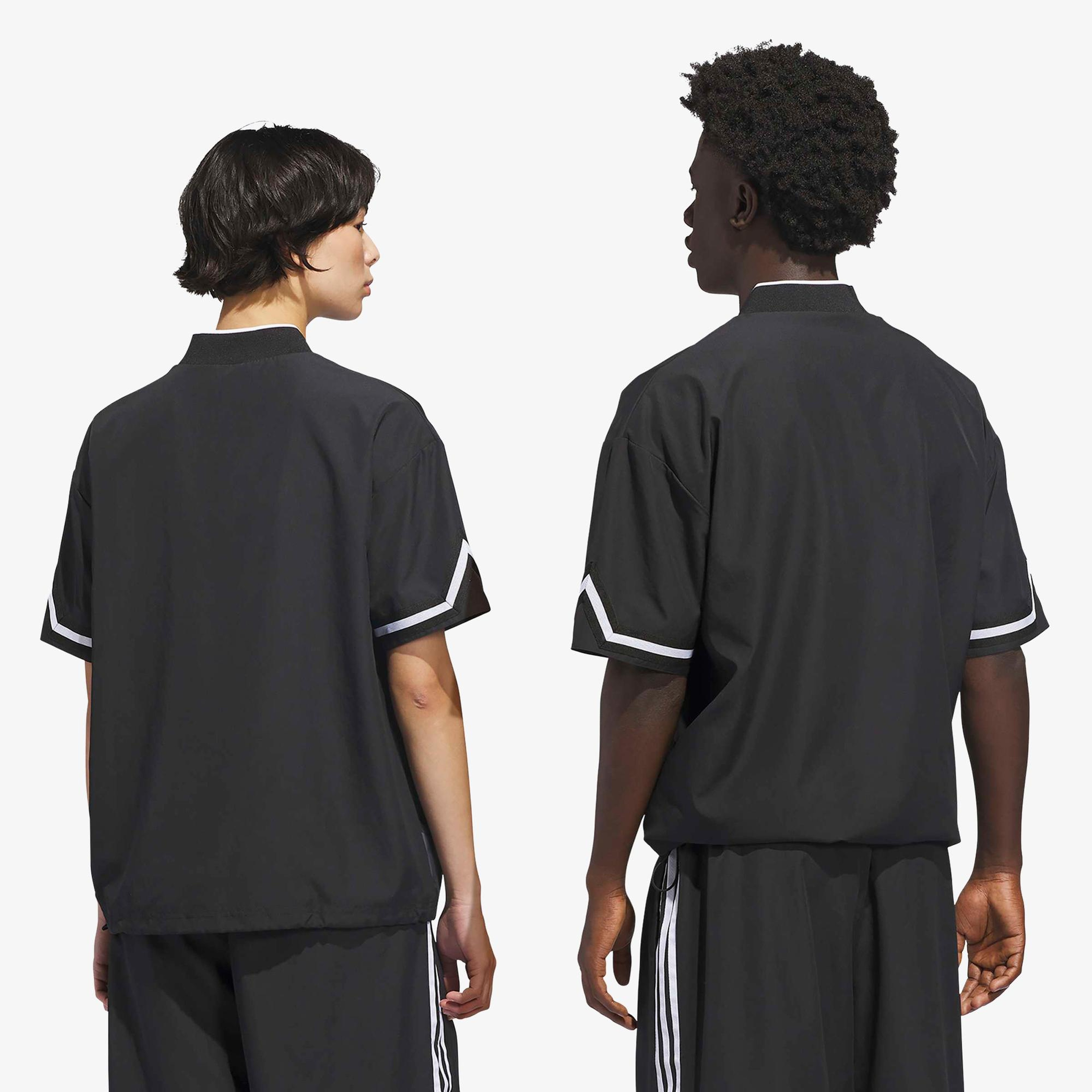 adidas Originals Basketball Star Warm Up Unisex Siyah T-Shirt