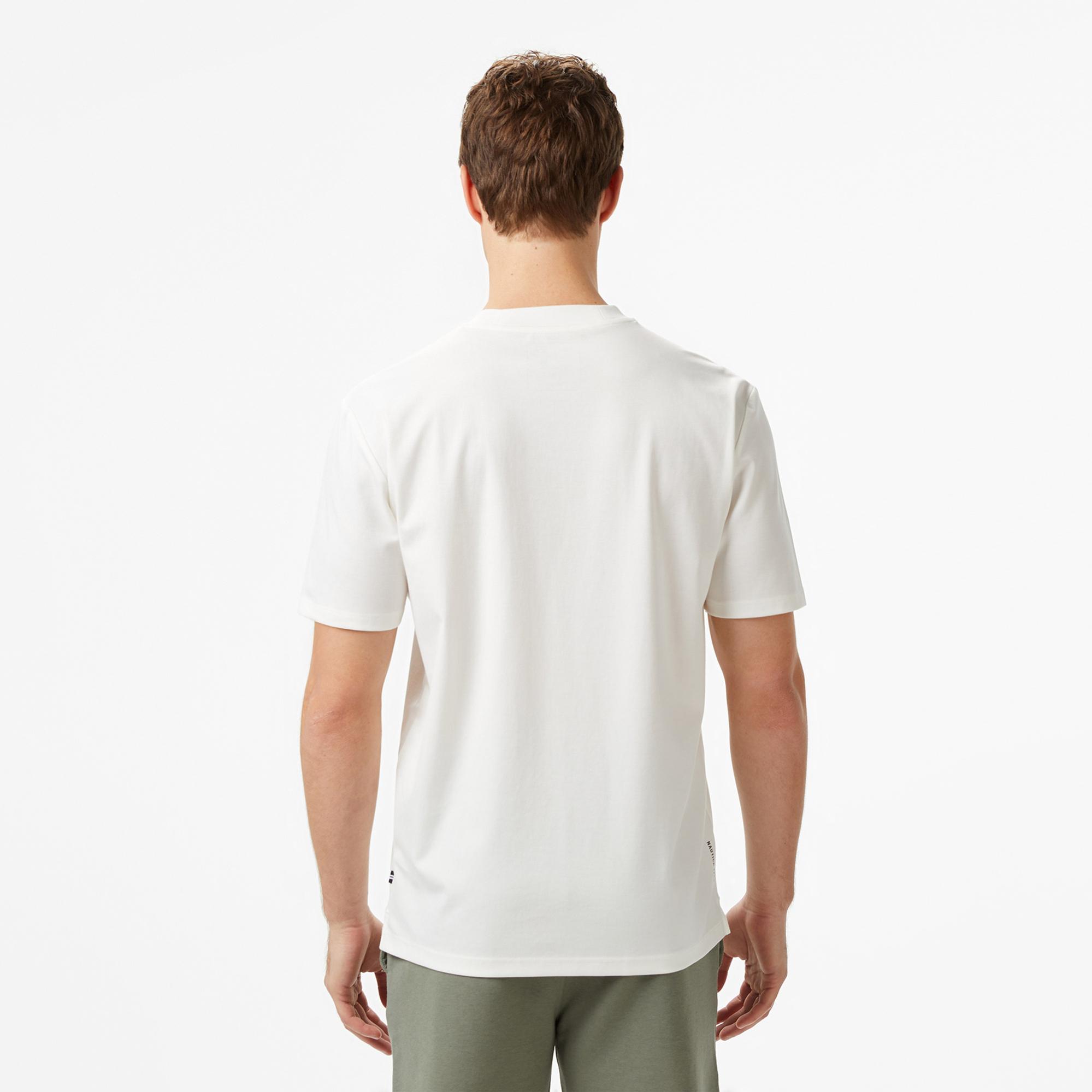 Nautica Erkek Ekru Regular Fit T-Shirt