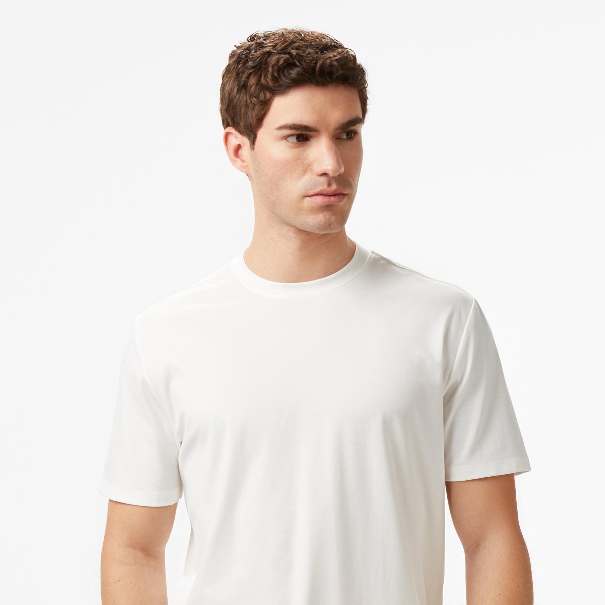 Nautica Erkek Ekru Regular Fit T-Shirt