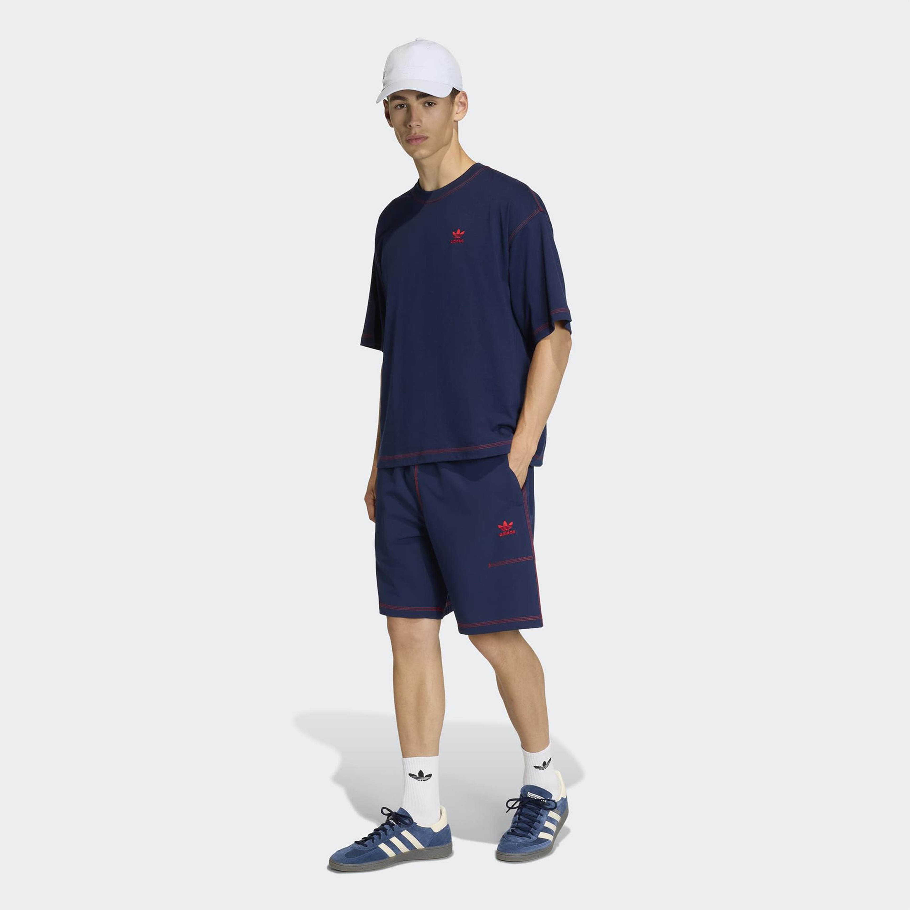 adidas Trefoil Essentials Erkek Lacivert Şort