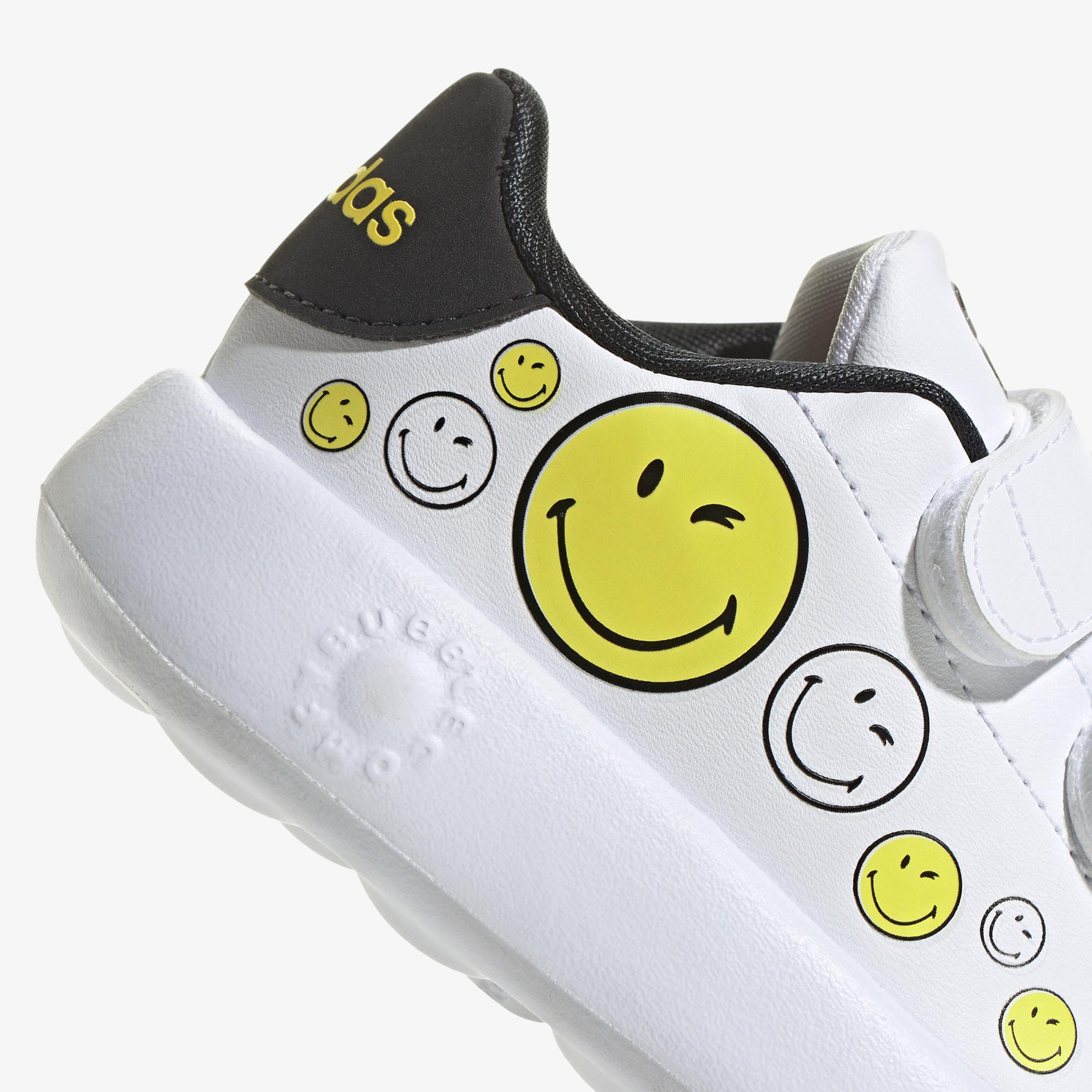 adidas Advantage Smiley Çocuk Beyaz Sneaker