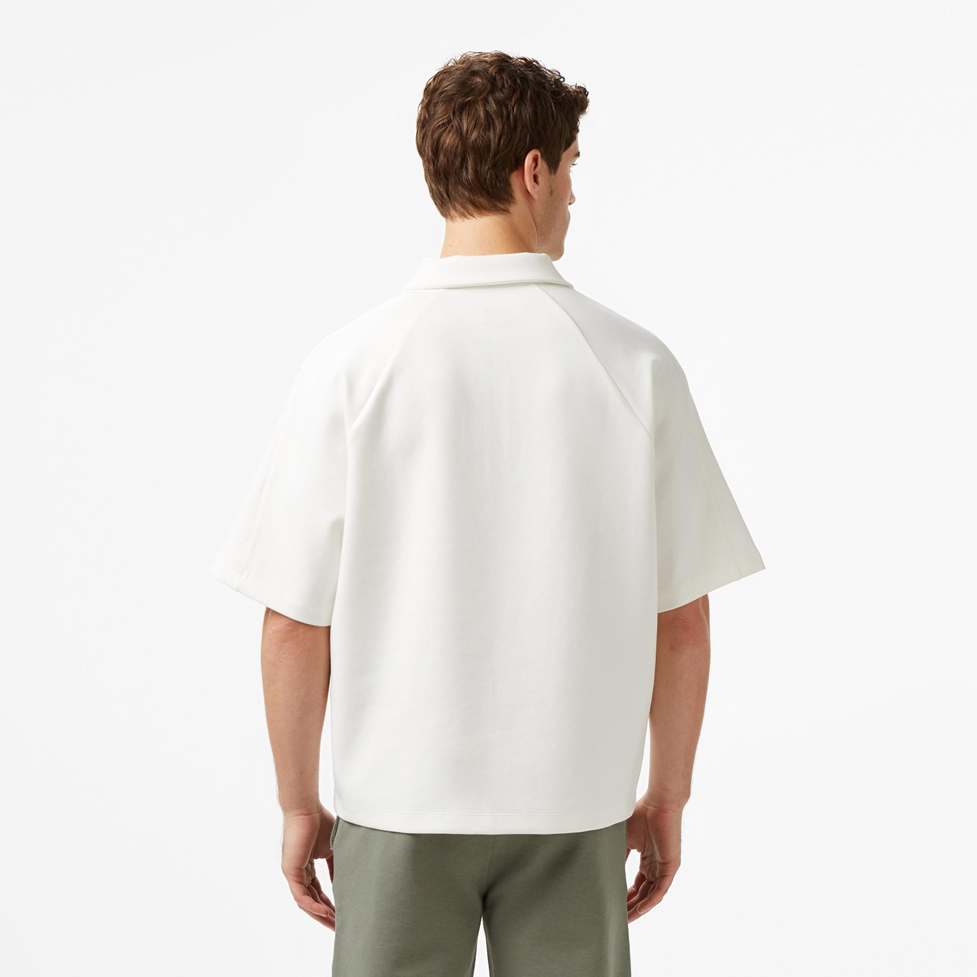 Nautica Erkek Ekru Regular Fit Polo Yaka T-Shirt