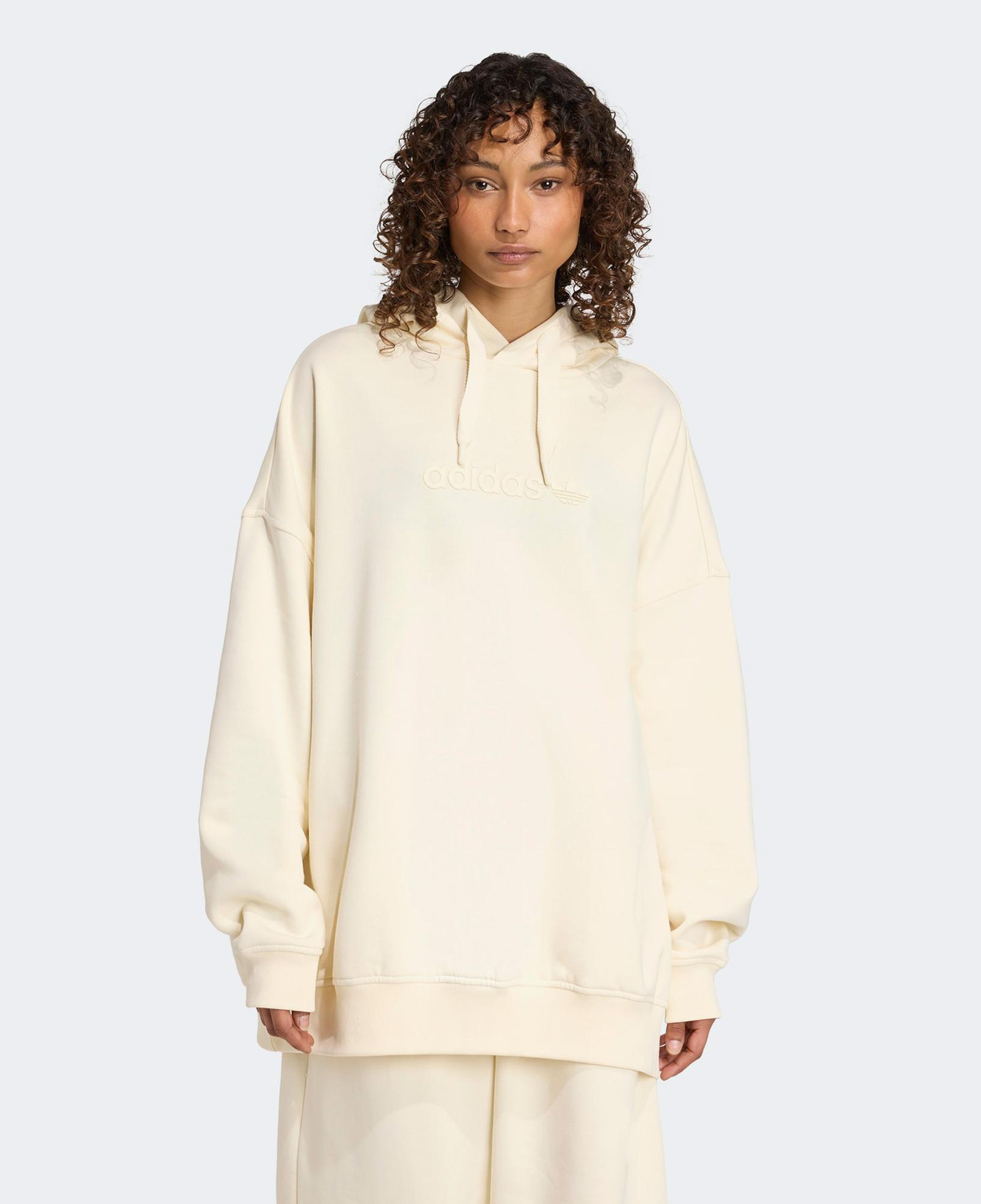 adidas Essentials Lin Kadın Krem Hoodie