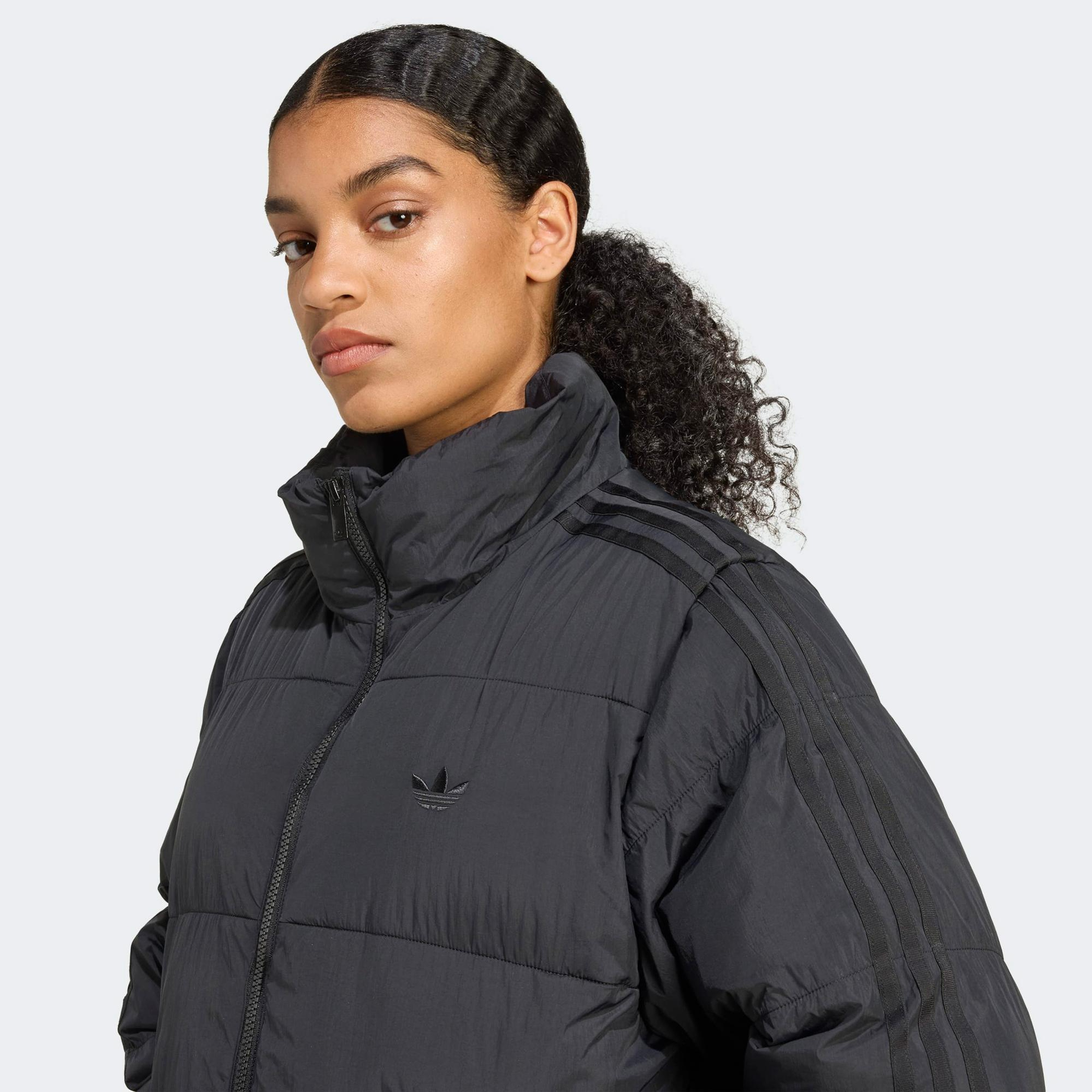 adidas Long Puffer Kadın Siyah Mont