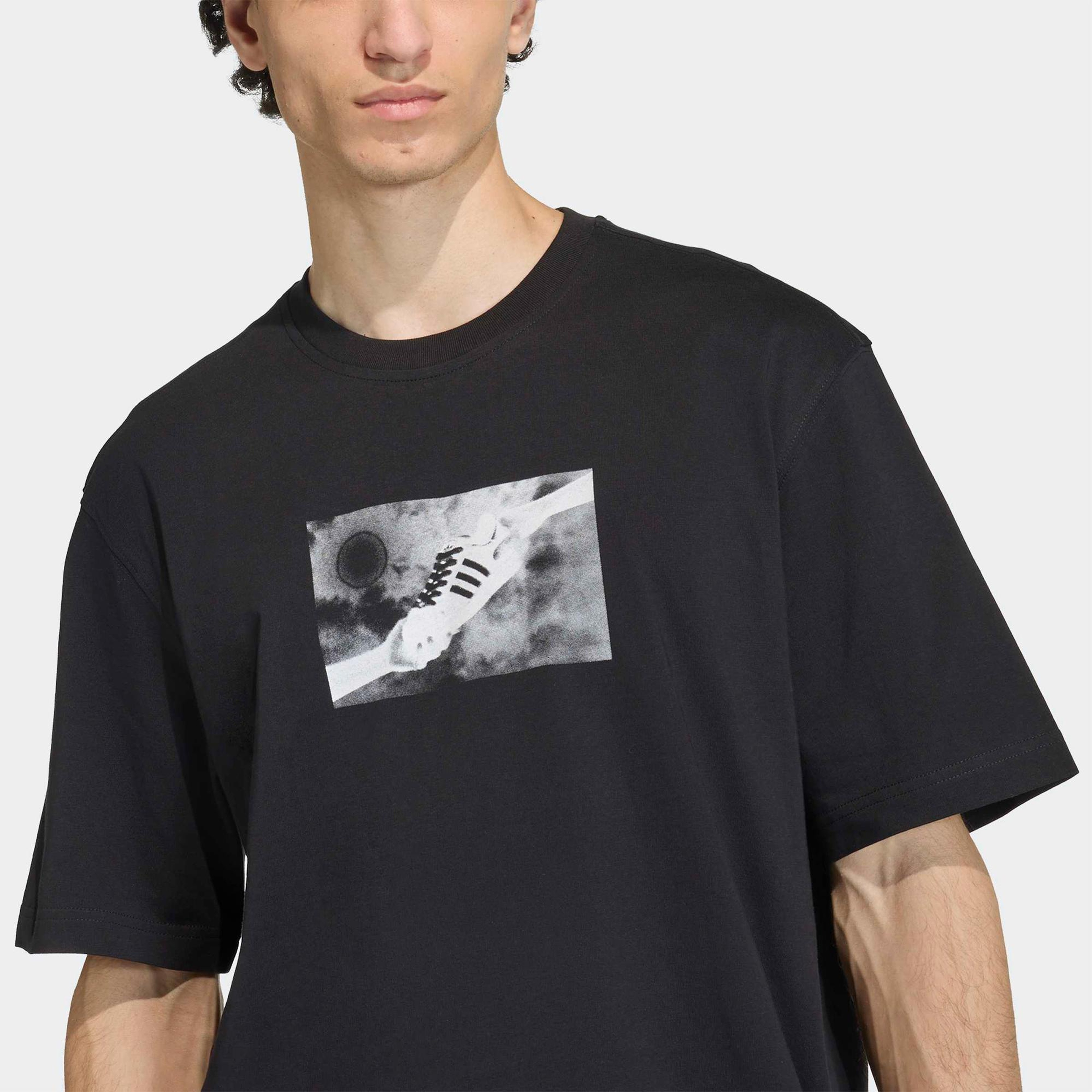 adidas Franchise Erkek Siyah T-Shirt