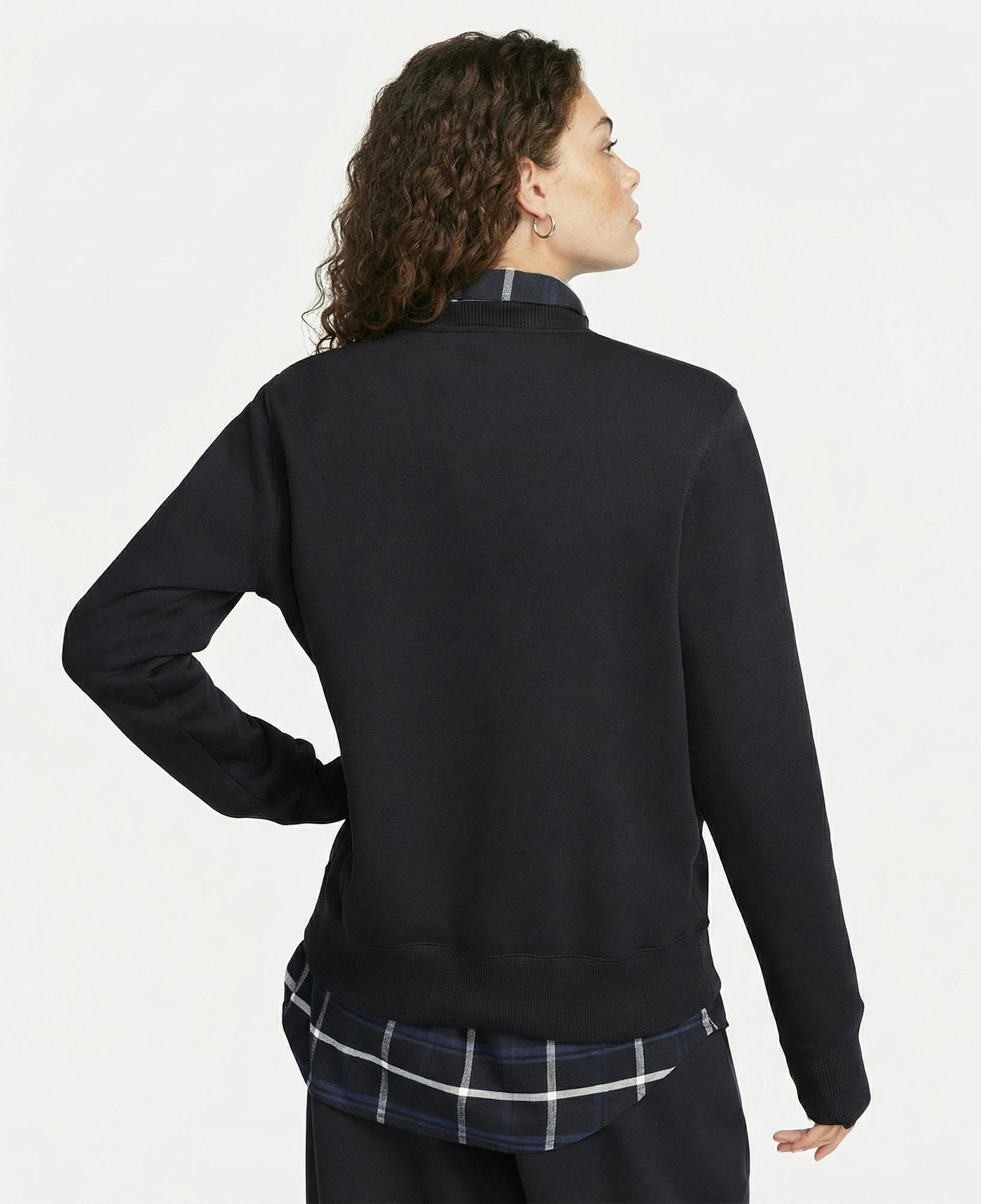 Nike Sportswear Phoenix Fleece Kadın Siyah Sweatshirt