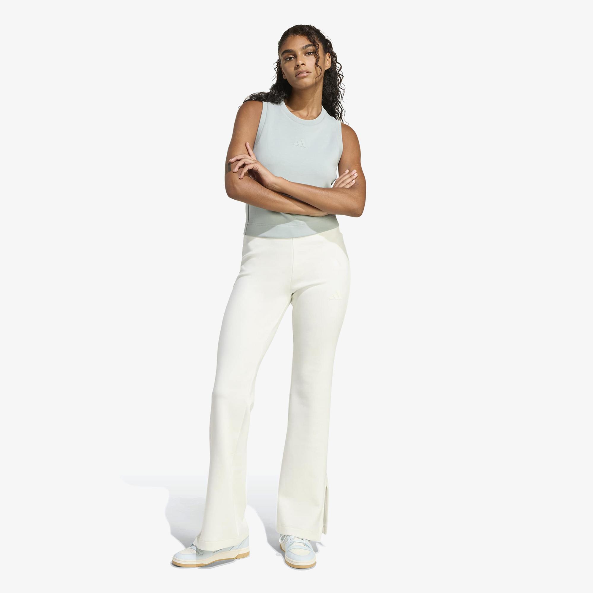 adidas Soft Lux Kadın Beyaz Eşofman Altı