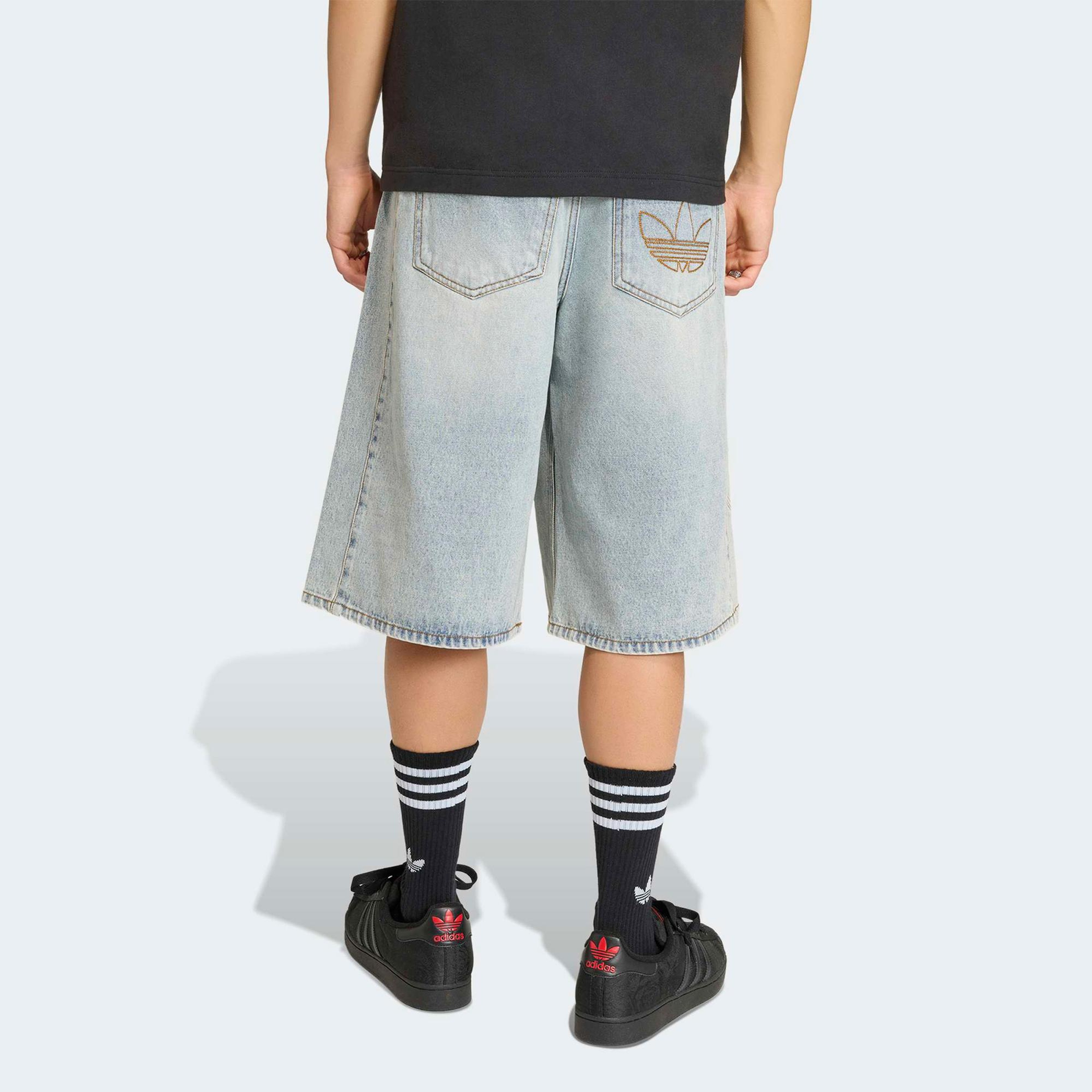 adidas Denim Erkek Mavi Şort