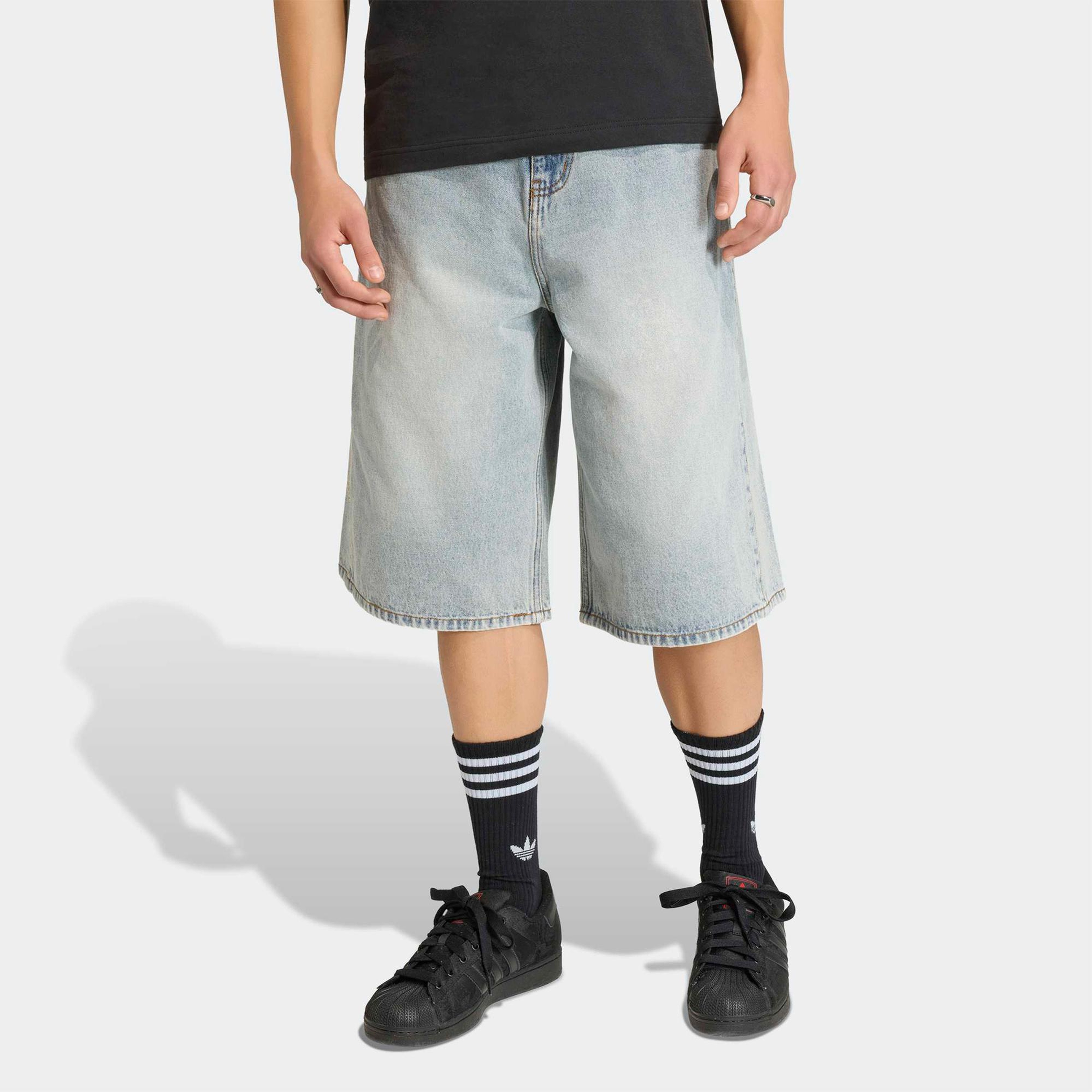 adidas Denim Erkek Mavi Şort