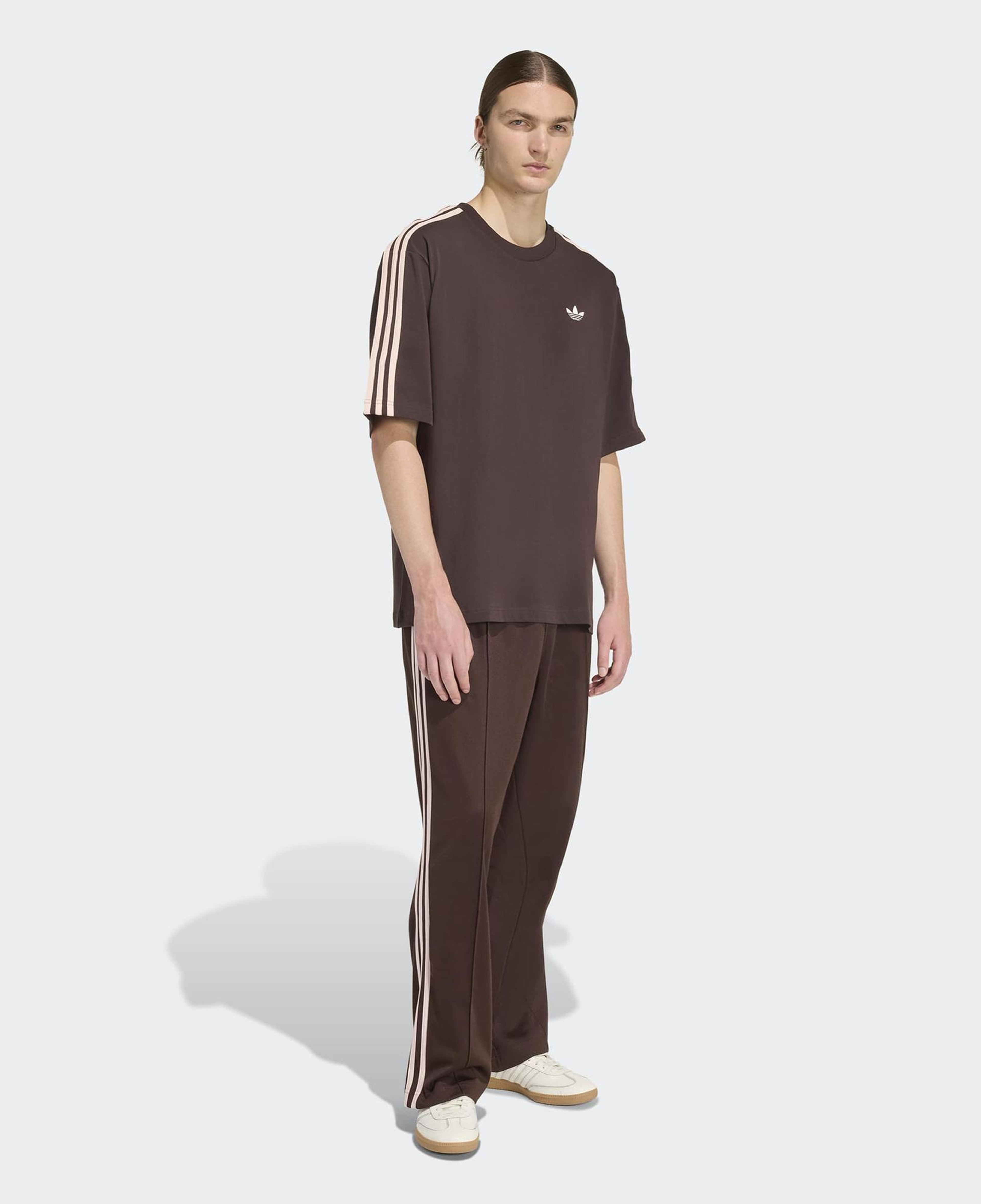 adidas Adicolor 3-Stripes Erkek Kahverengi T-Shirt