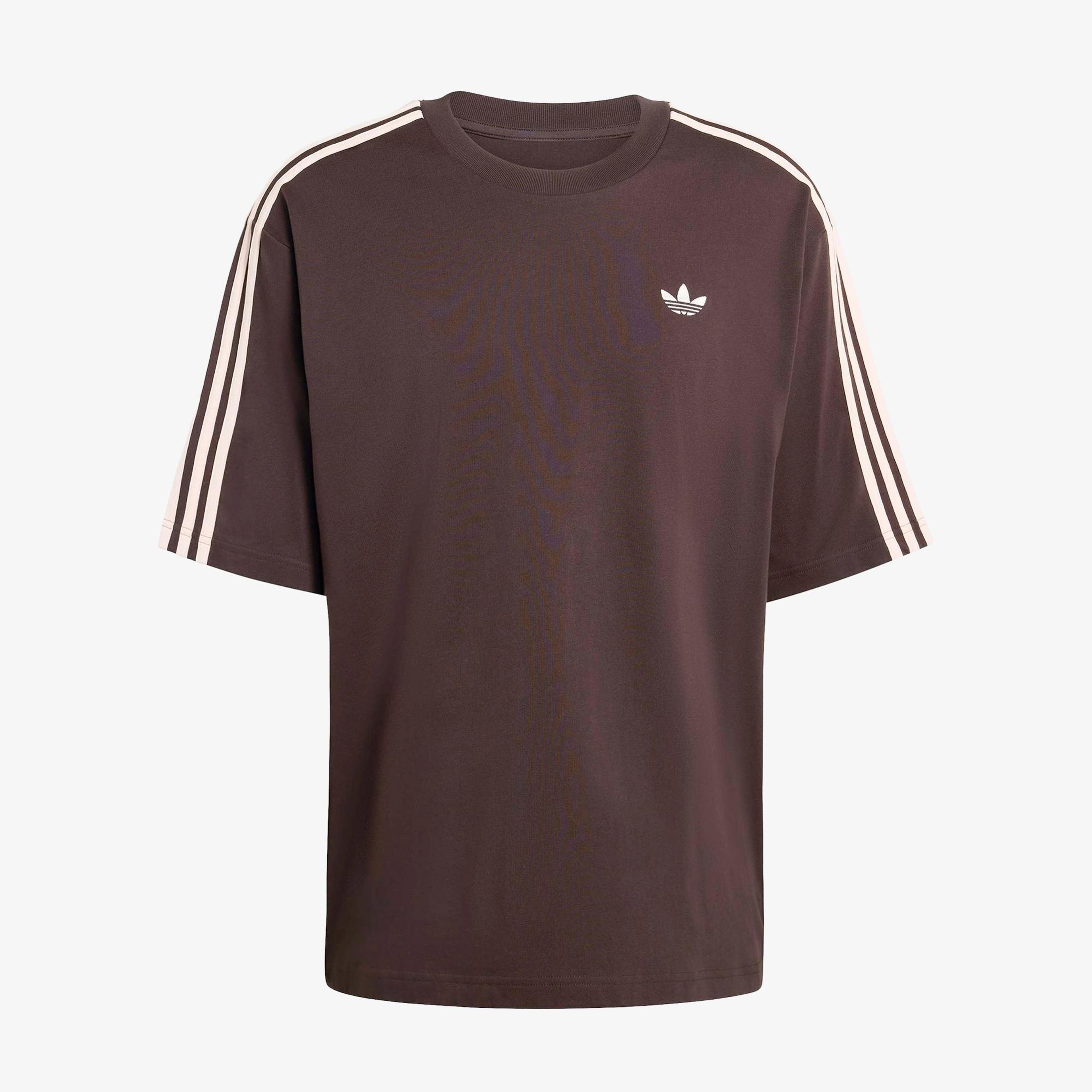 adidas Adicolor 3-Stripes Erkek Kahverengi T-Shirt