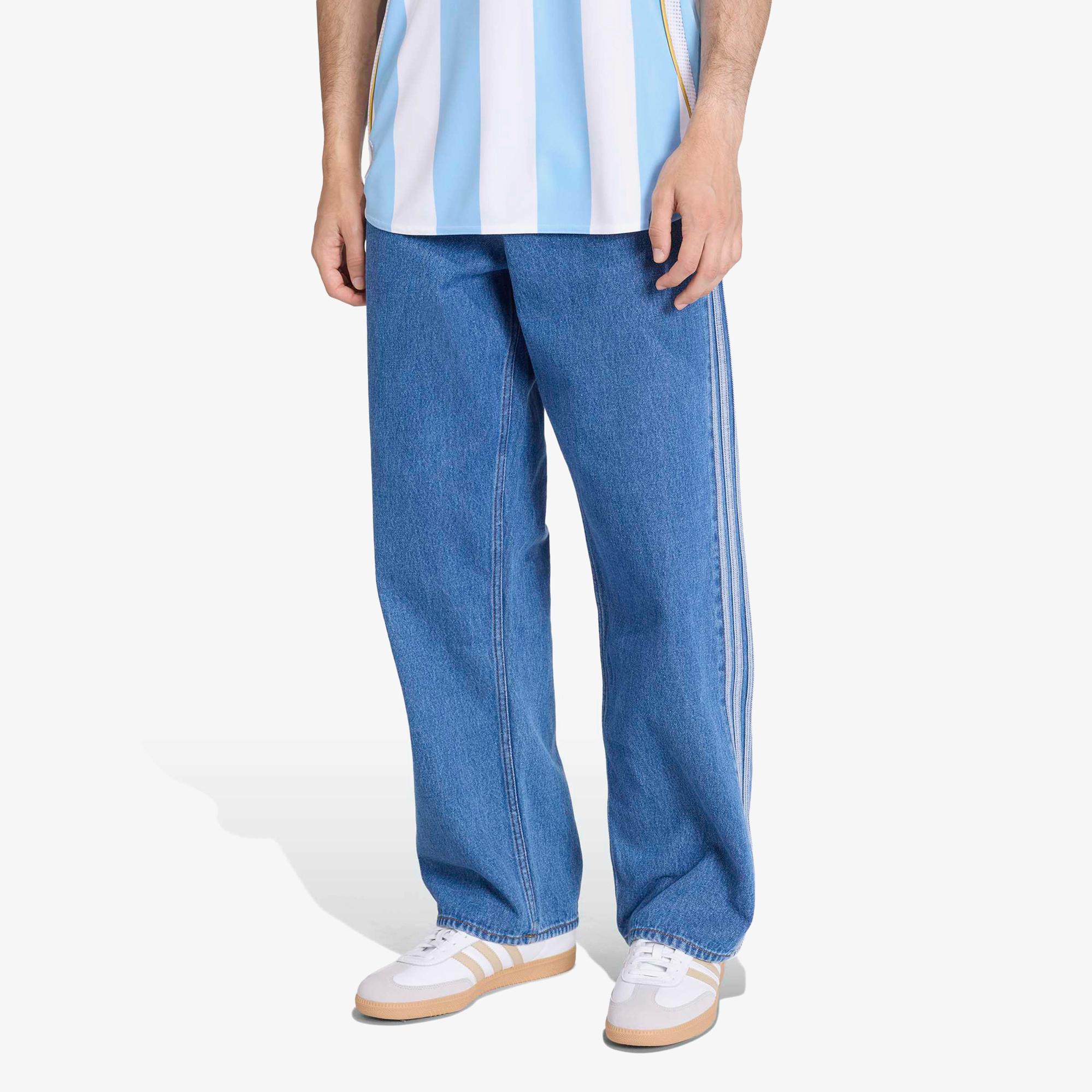 adidas Firebird Adicolor Erkek Mavi Jean