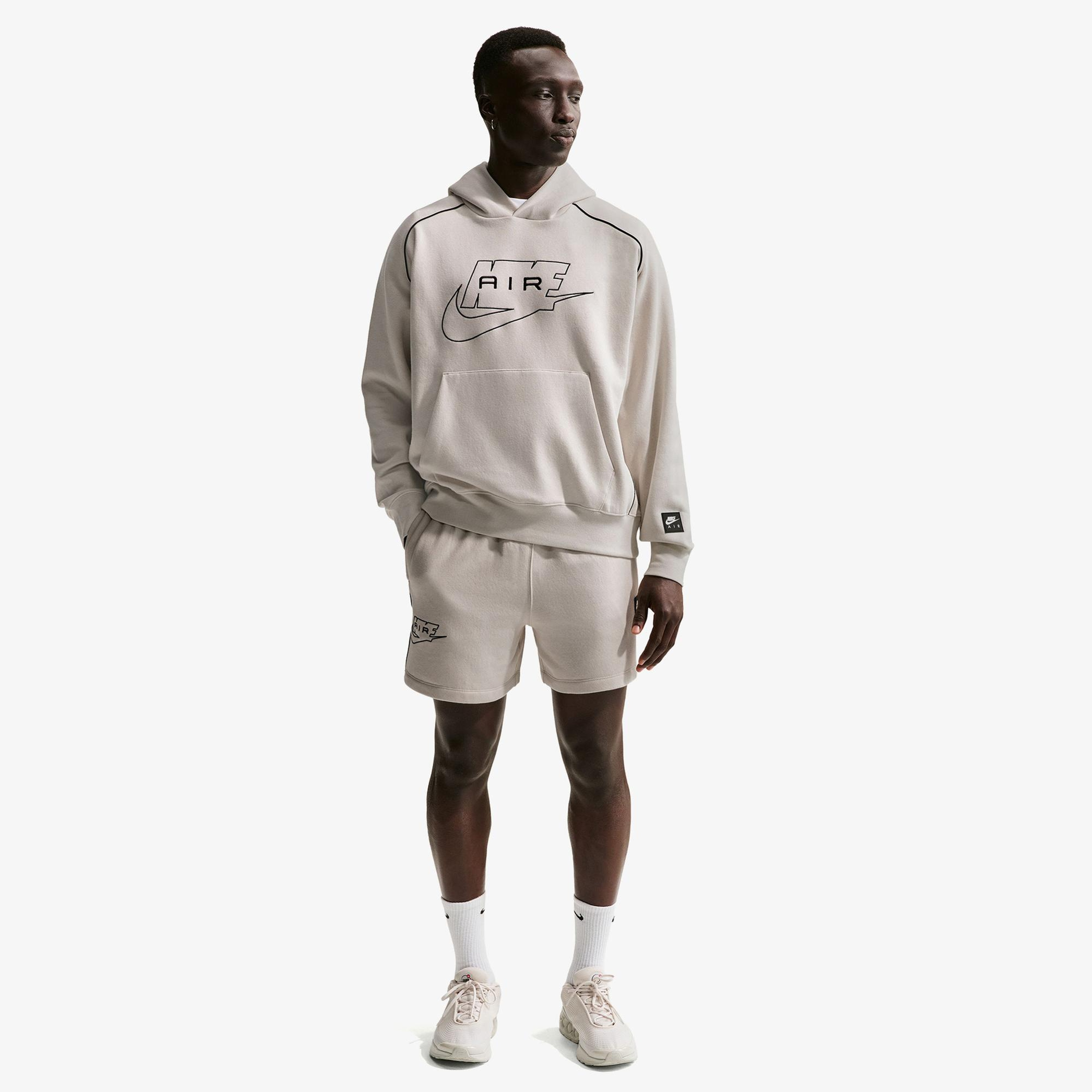 Nike Air Fleece Erkek Gri Şort