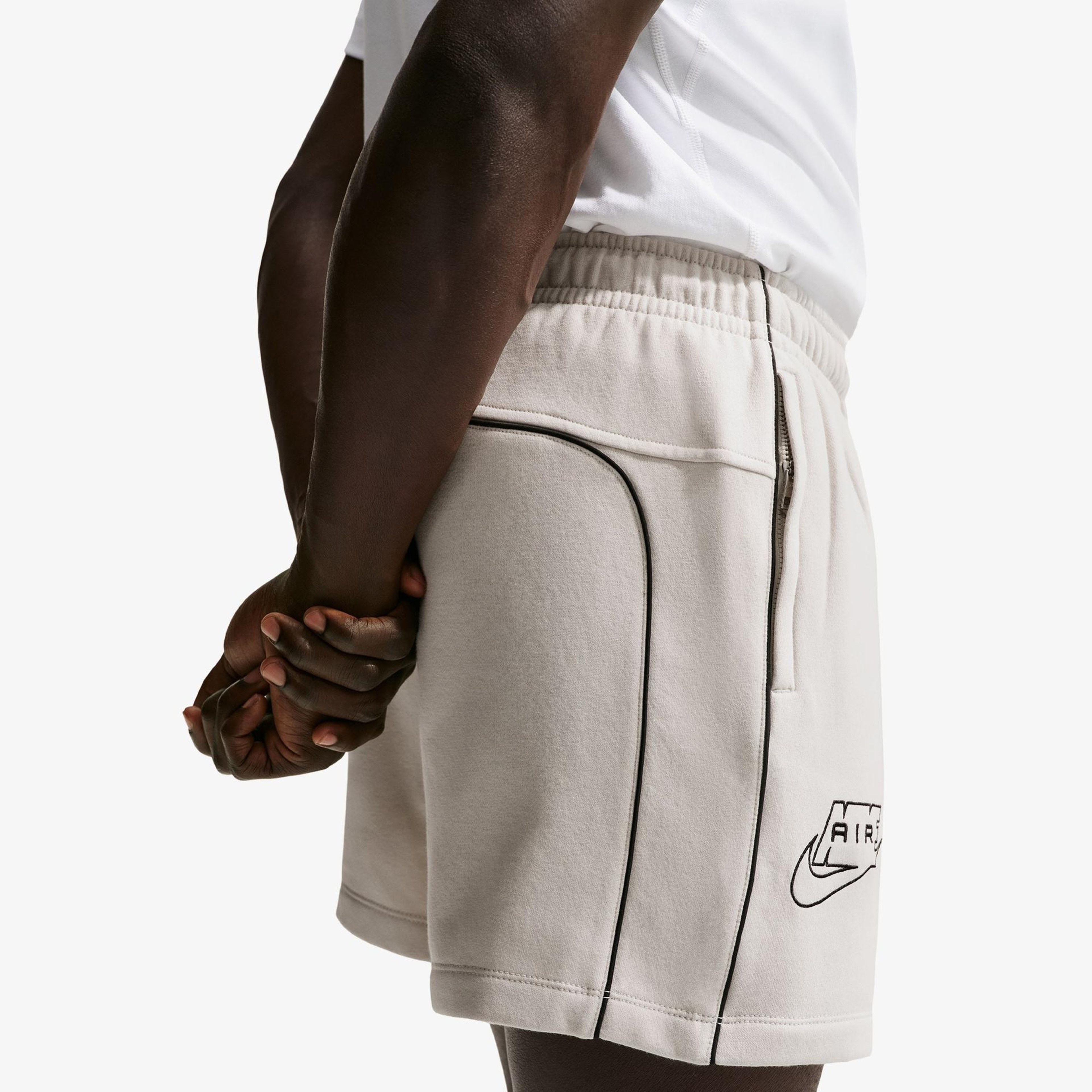 Nike Air Fleece Erkek Gri Şort