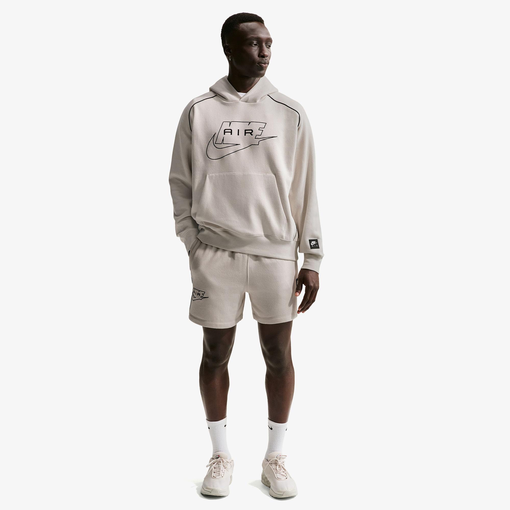 Nike Air Fleece Erkek Gri Şort