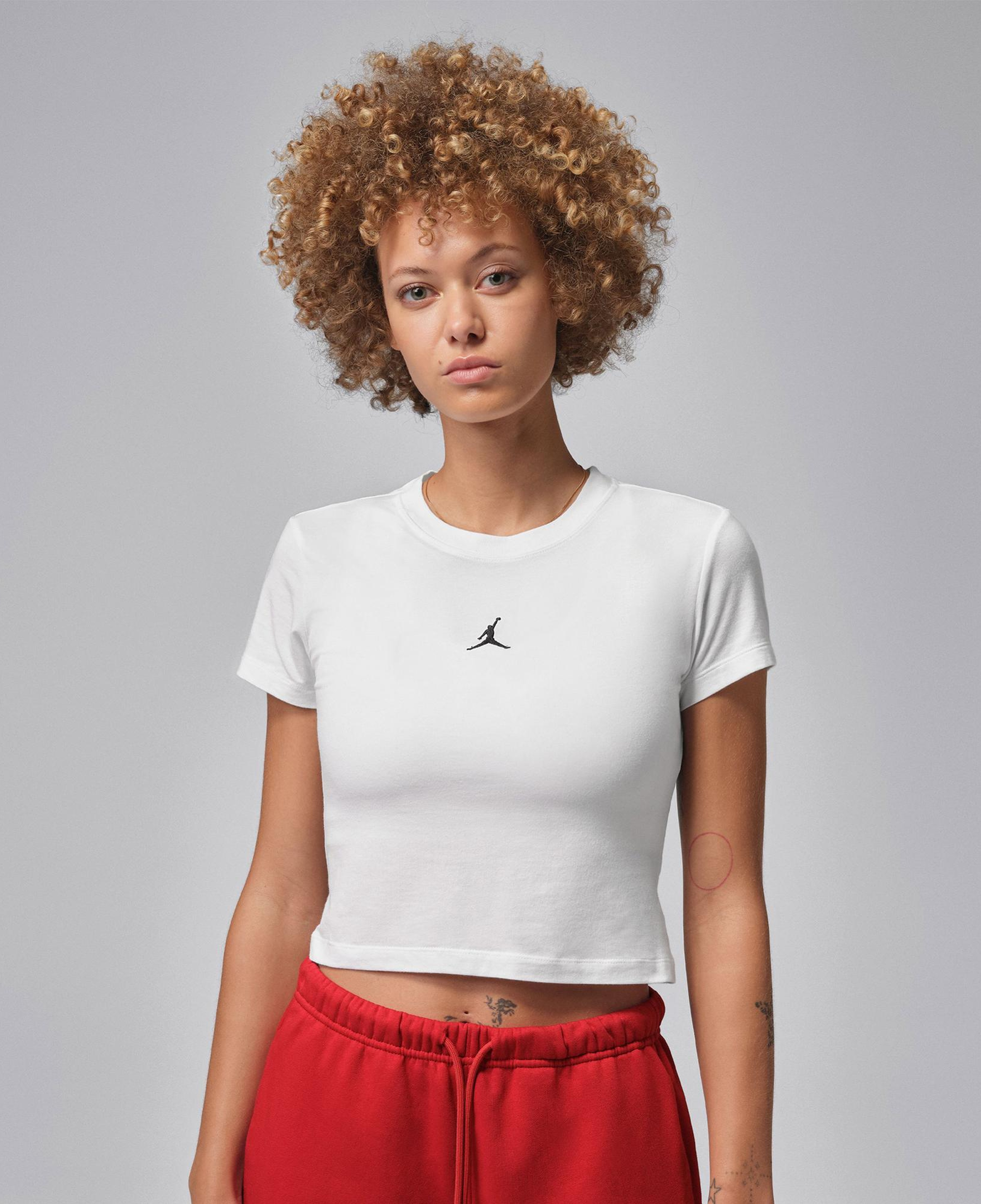 Jordan Essentials Kadın Beyaz T-Shirt