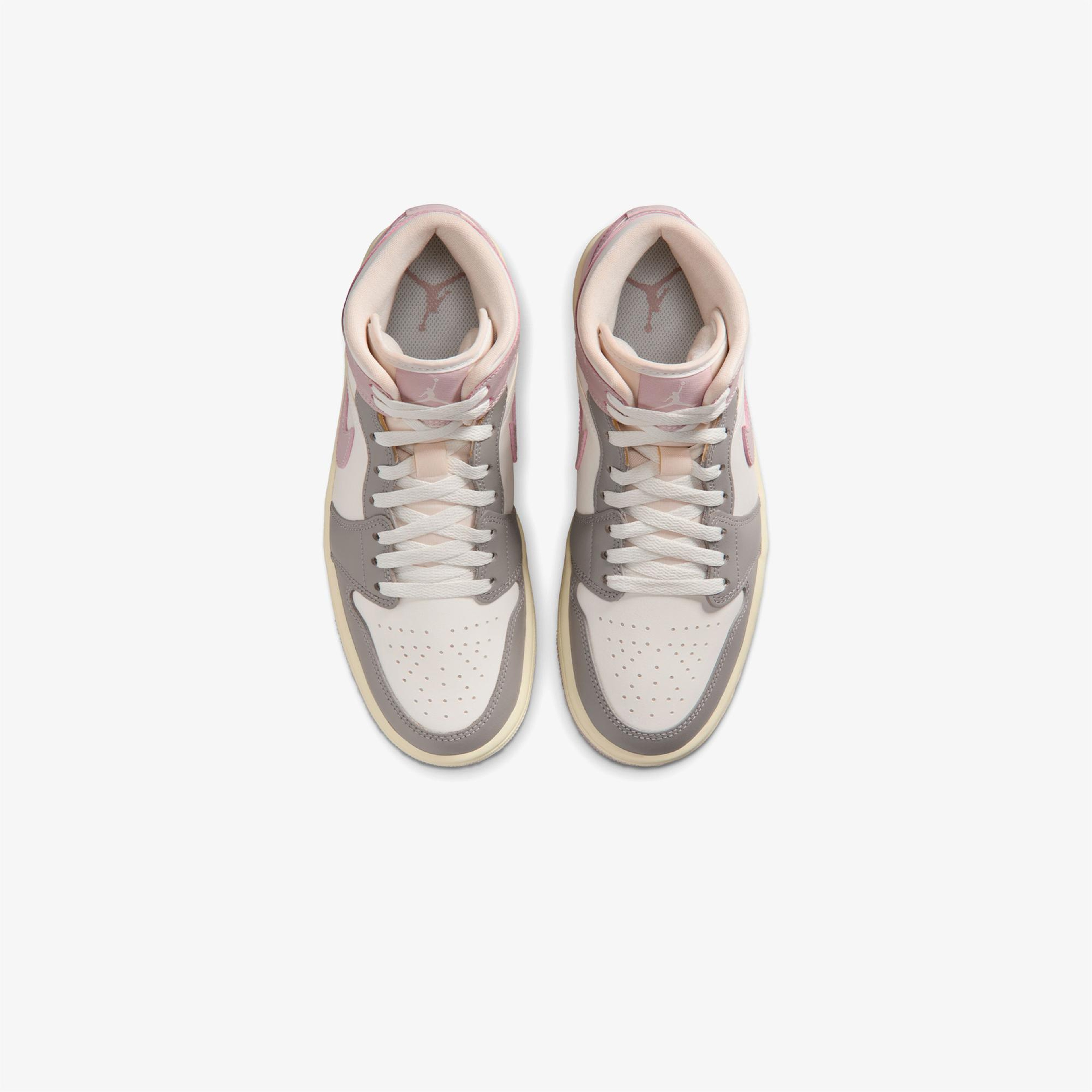 Jordan Air 1 Mid Kadın Pembe Spor Ayakkabı