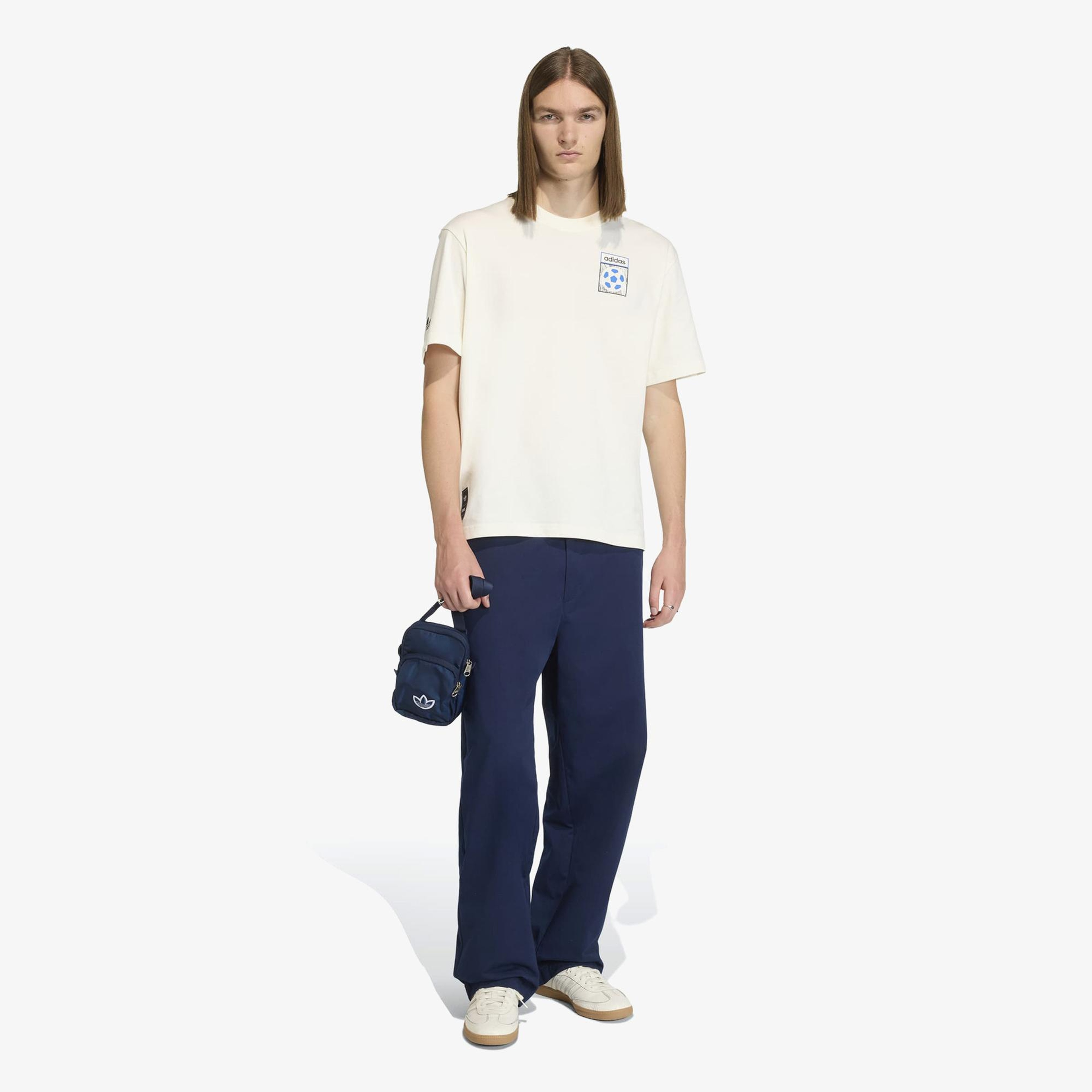 adidas Archive Country Flag Erkek Beyaz T-Shirt