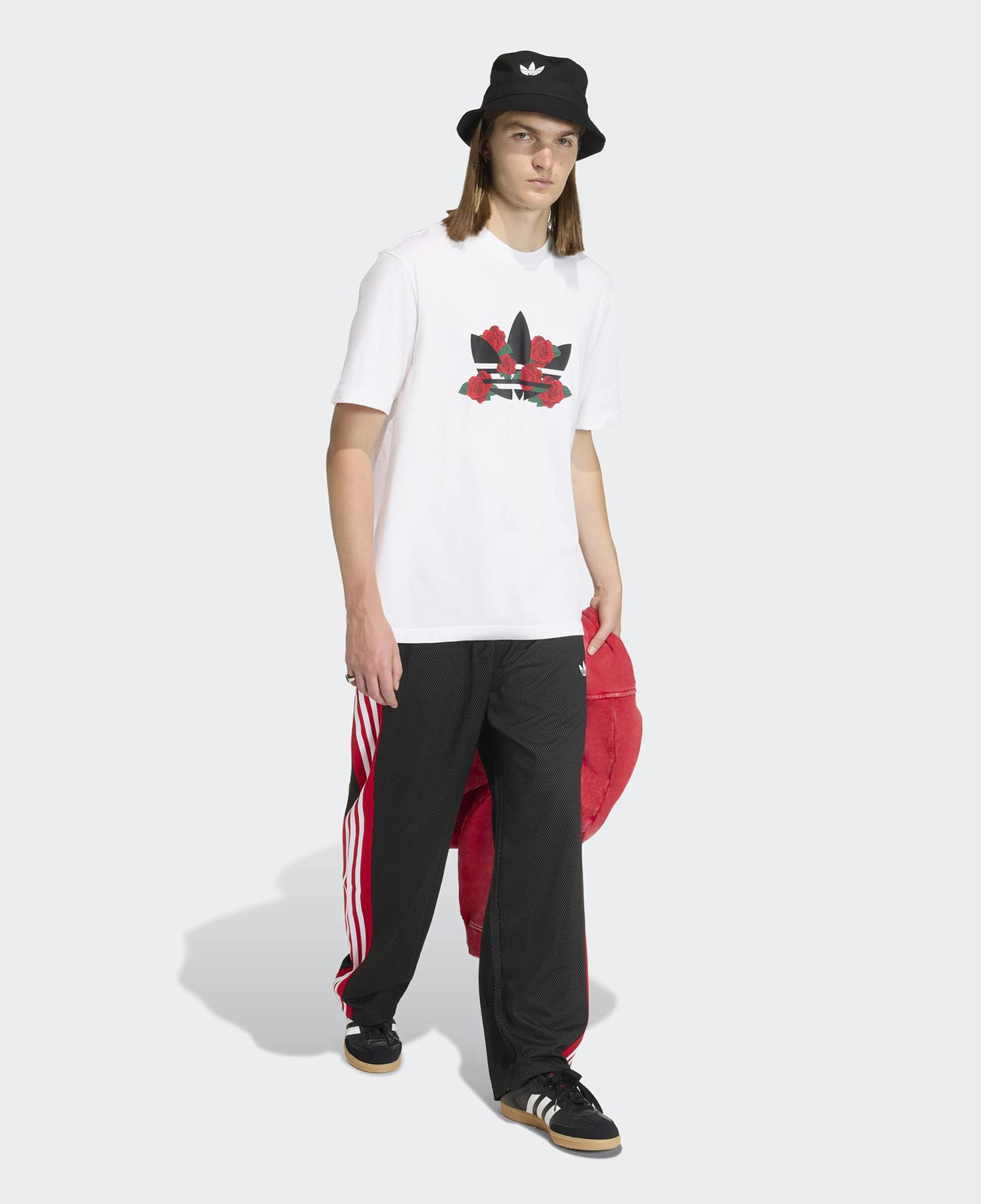 adidas Trefoil Series Roses Erkek Beyaz T-Shirt