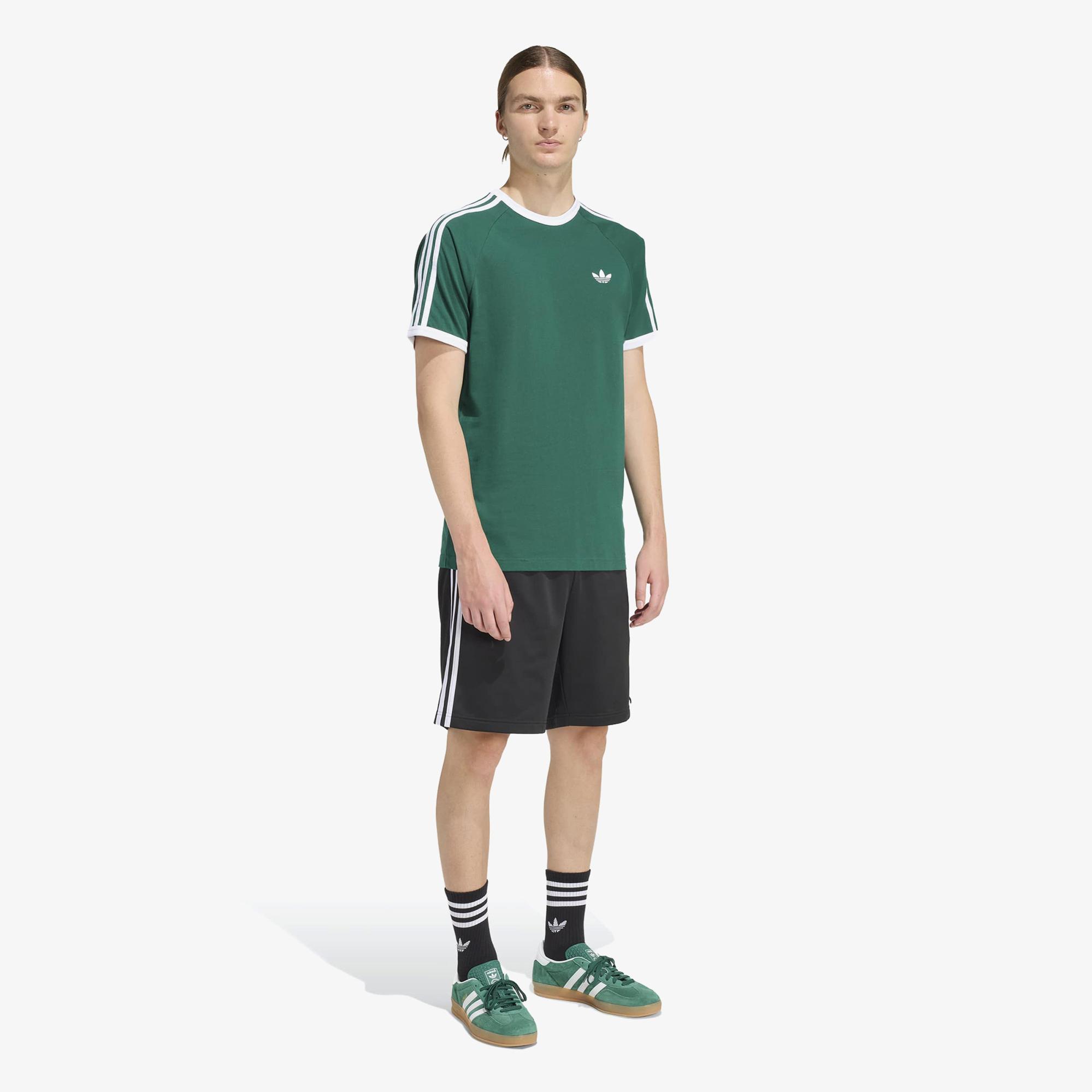 adidas 3-Stripes Erkek Yeşil T-Shirt