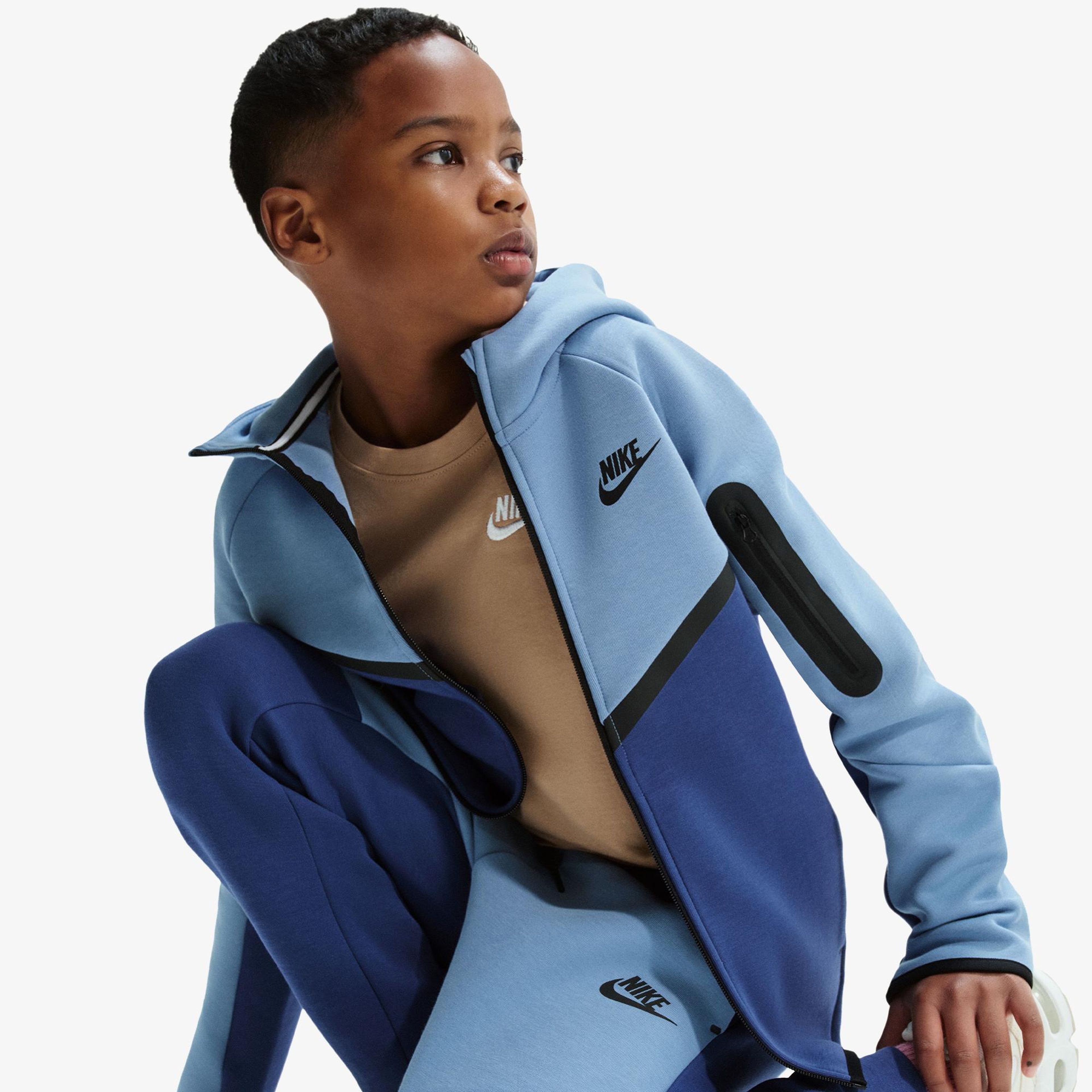 Nike Sportswear Tech Fleece Jogger Çocuk Mavi Eşofman Altı