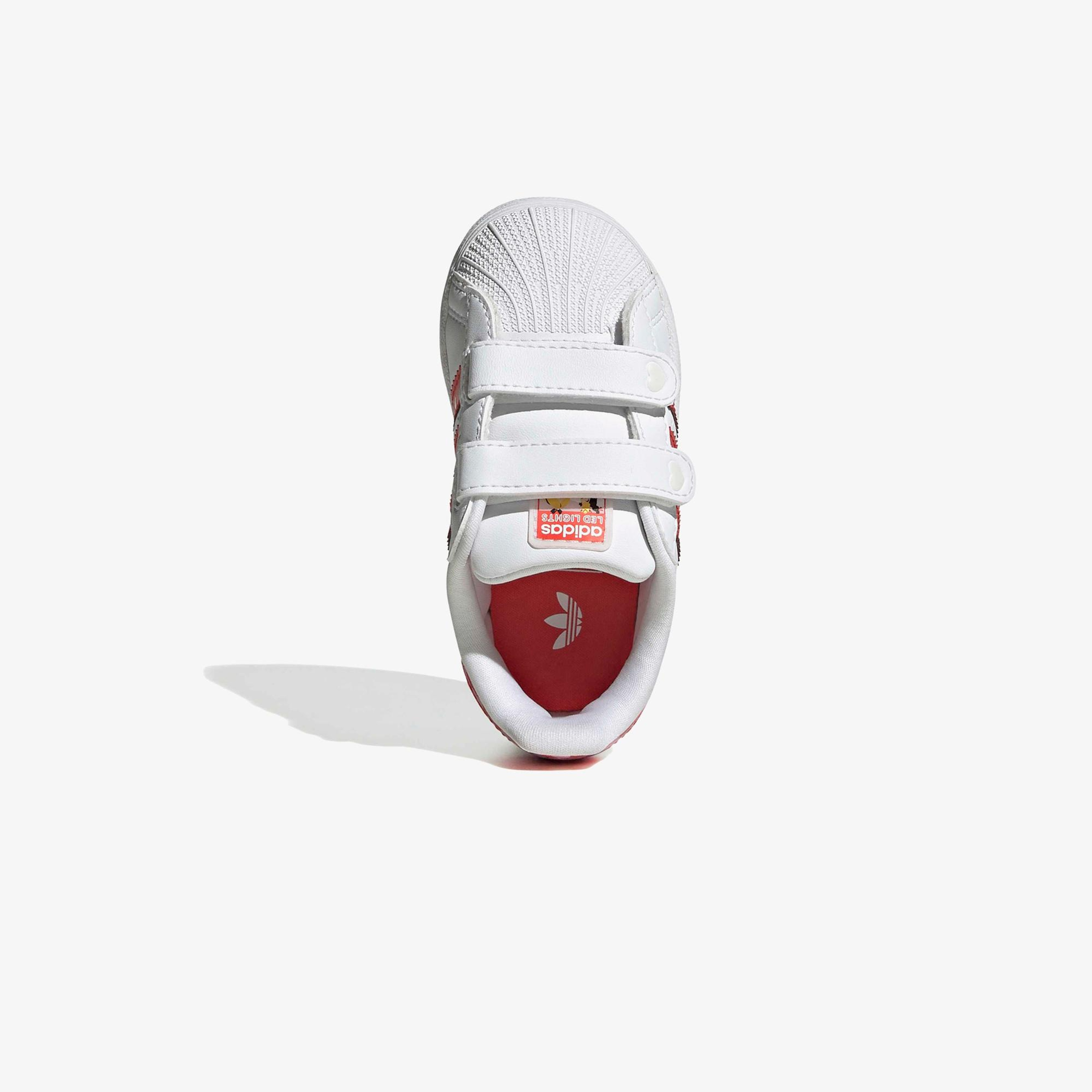 adidas x Disney Superstar Led Lights Bebek Beyaz Spor Ayakkabı