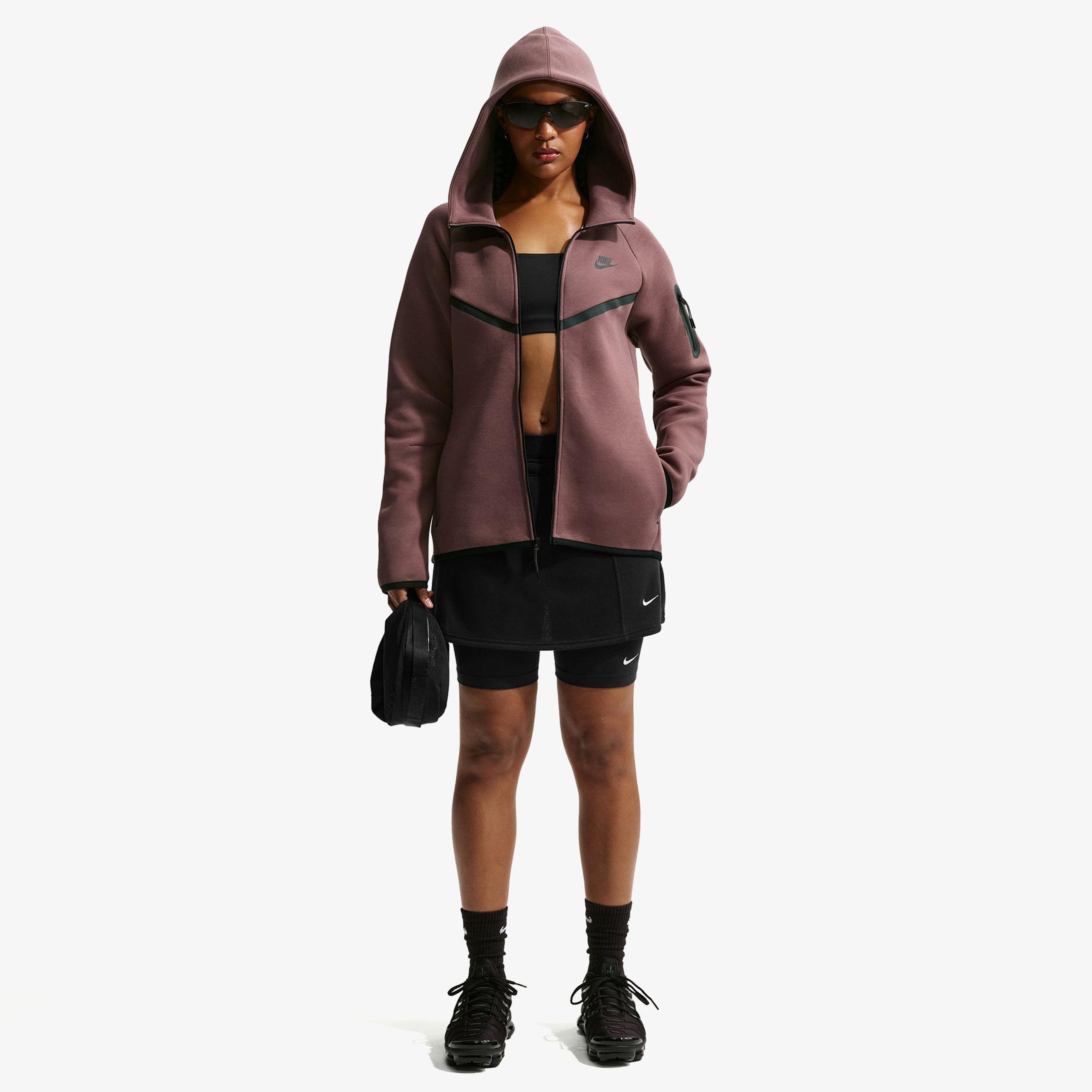 Nike Sportswear Tech Fleece Windrunner Kadın Pembe Eşofman Üstü