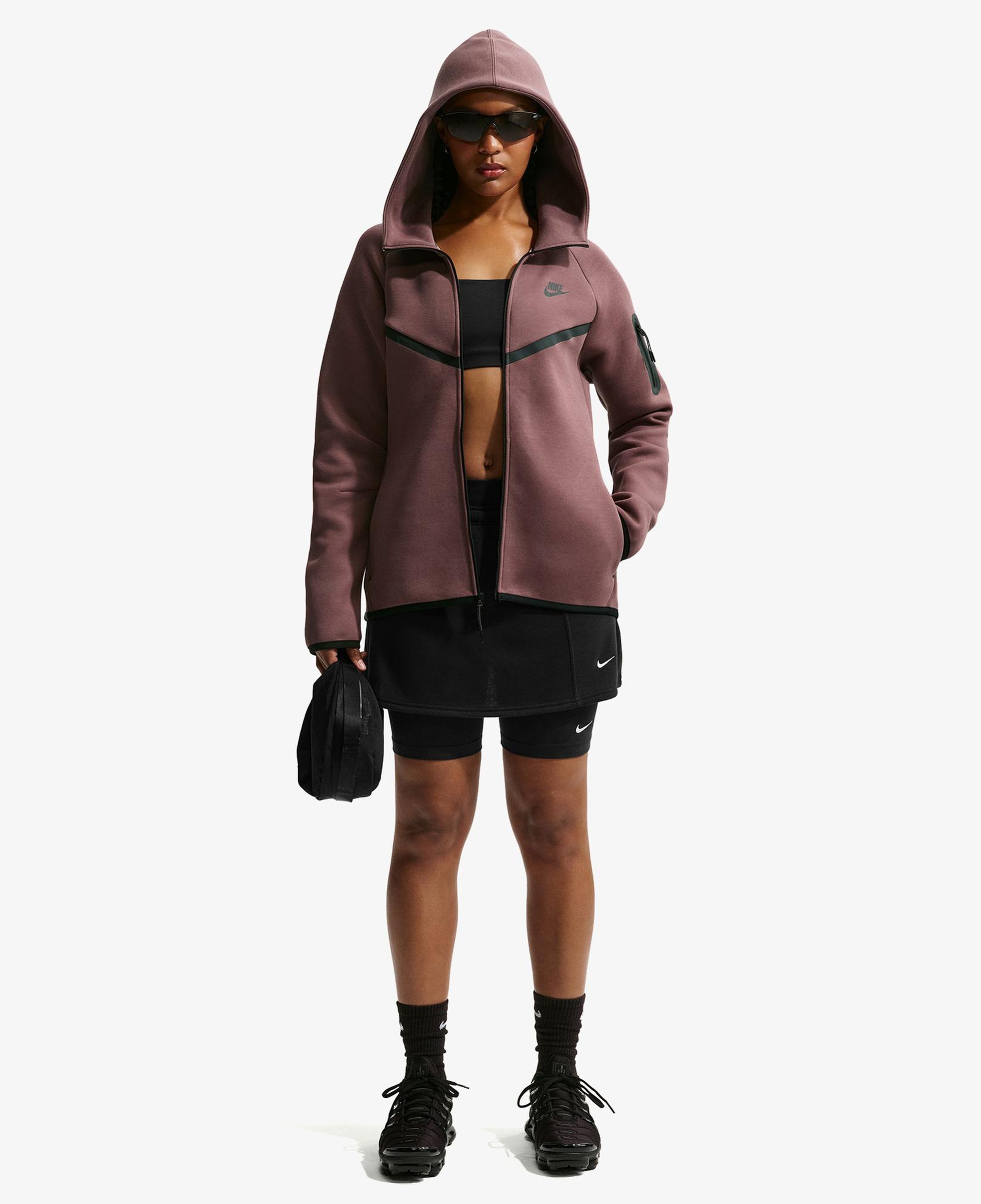 Nike Sportswear Tech Fleece Windrunner Kadın Pembe Eşofman Üstü