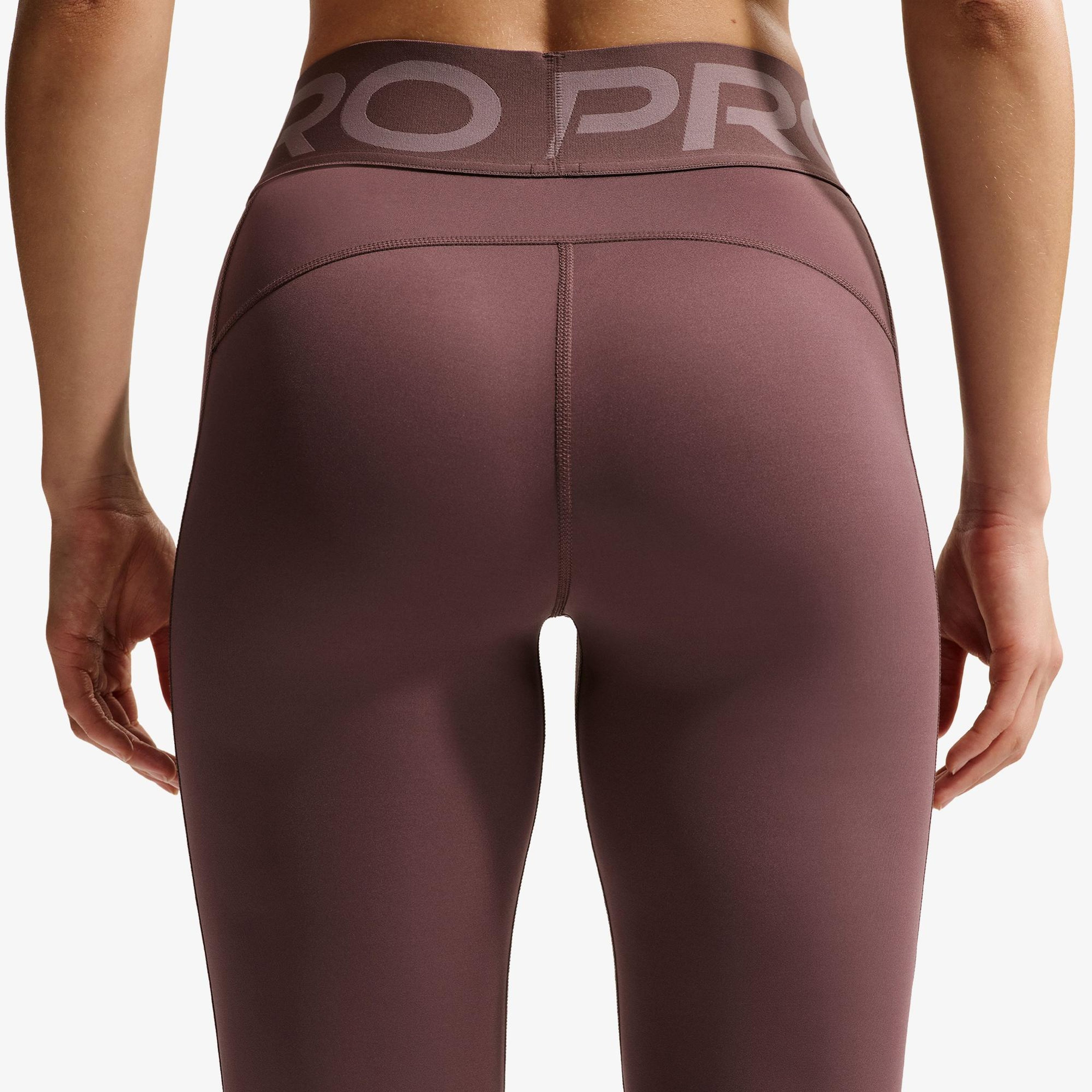 Nike Pro Sculpt Dri-Fit Yüksek Belli Kadın Kahverengi Tayt