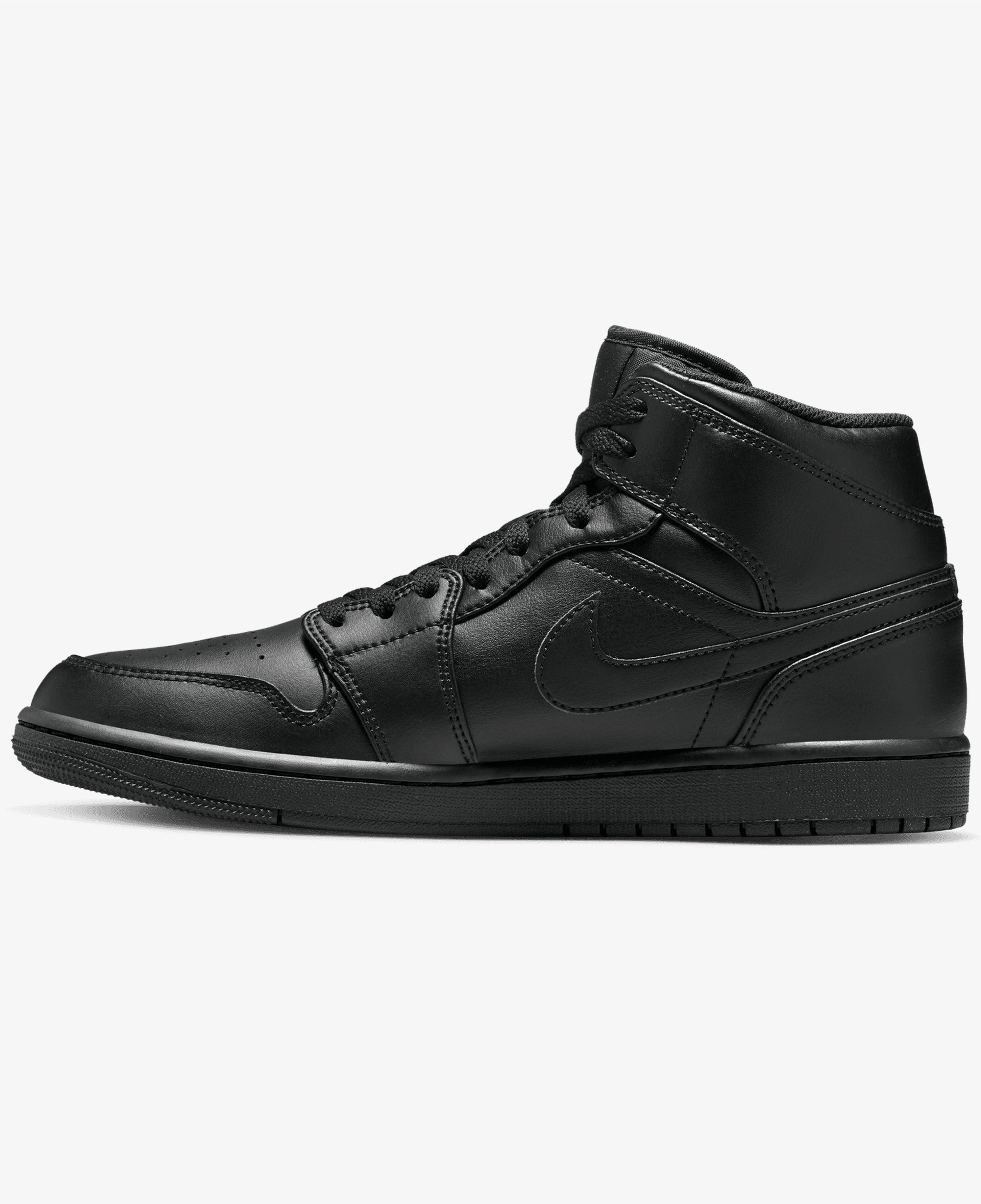 Jordan Air 1 Mid Erkek Siyah Spor Ayakkabı