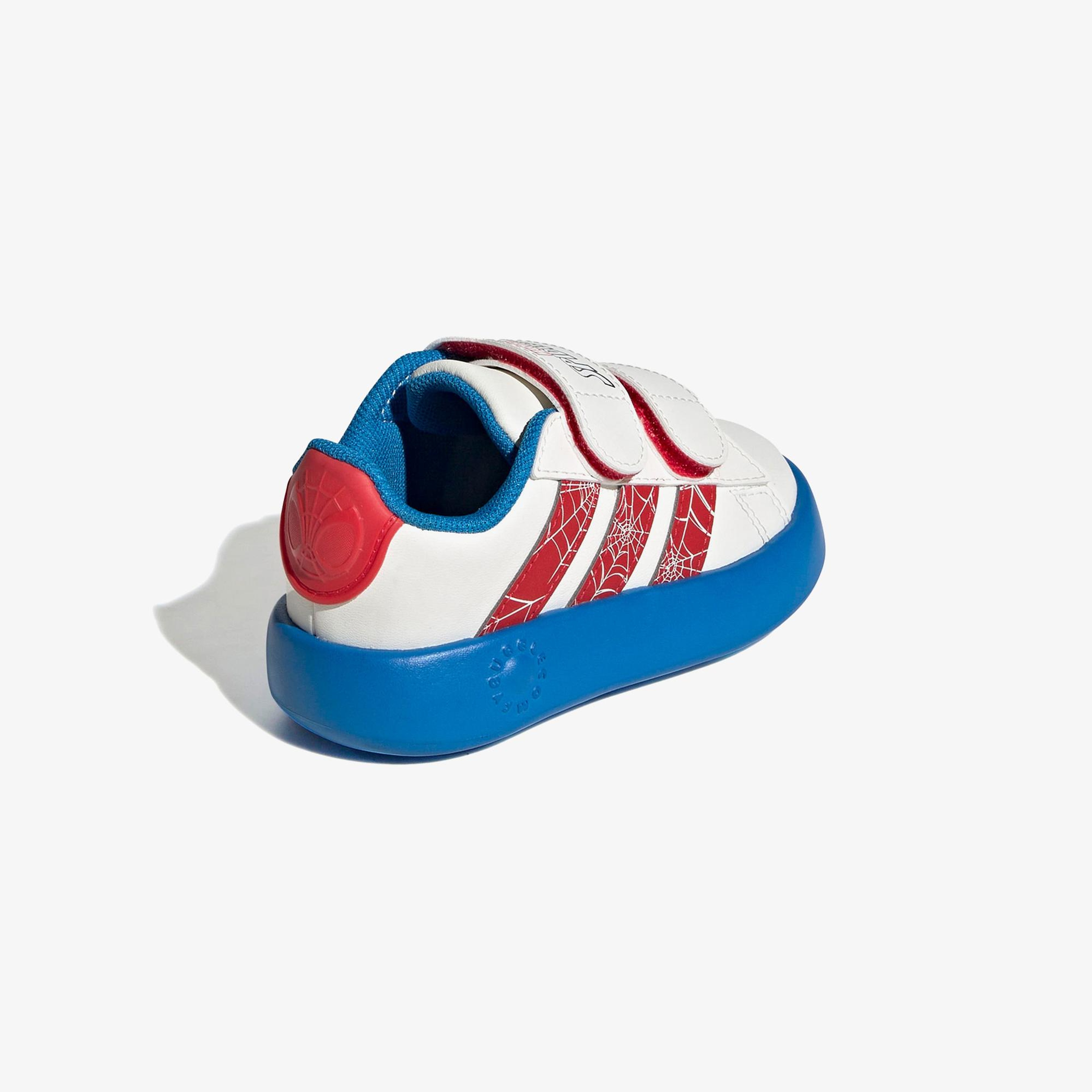 adidas Grand Court Spider-Man Çocuk Beyaz Sneaker