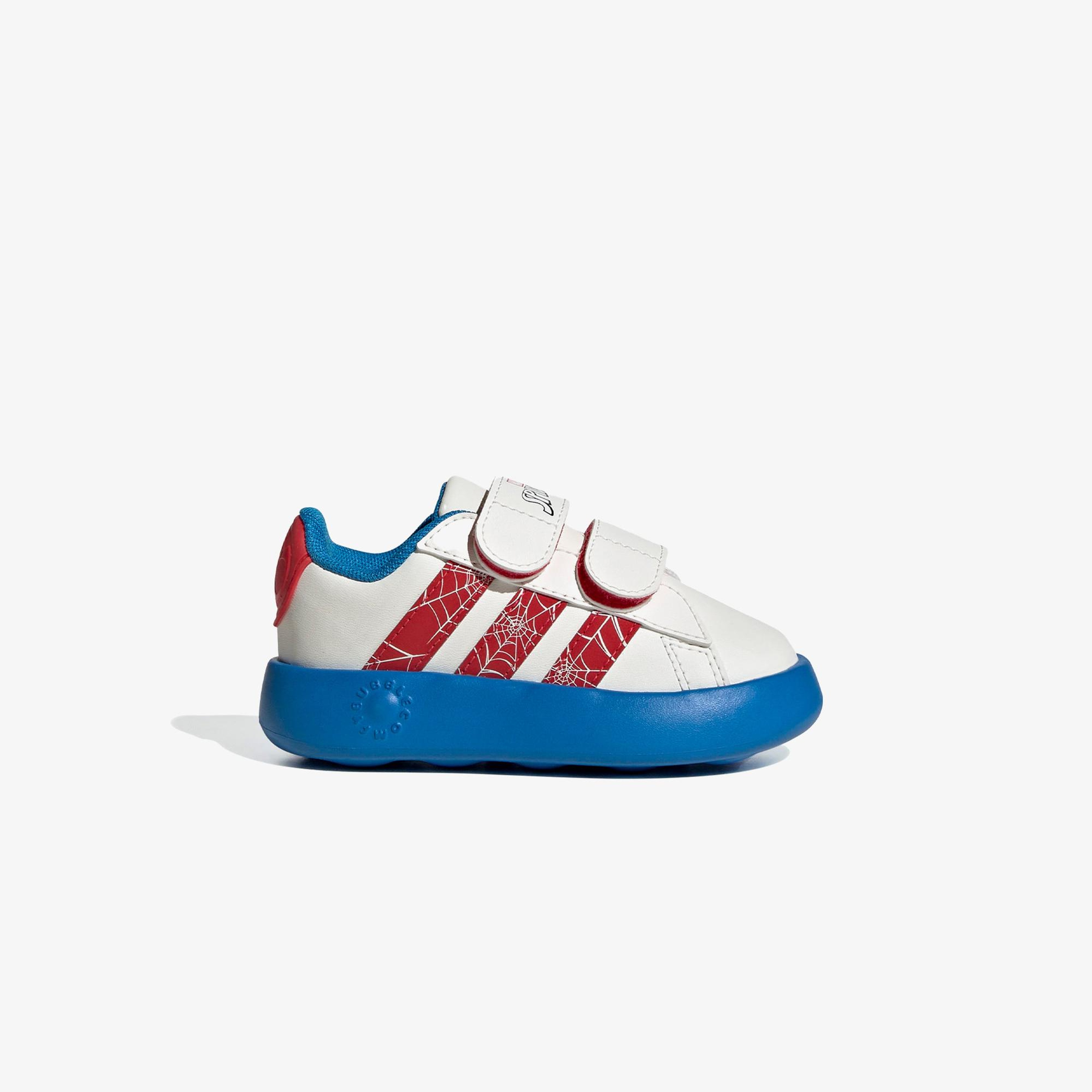 adidas Grand Court Spider-Man Çocuk Beyaz Sneaker