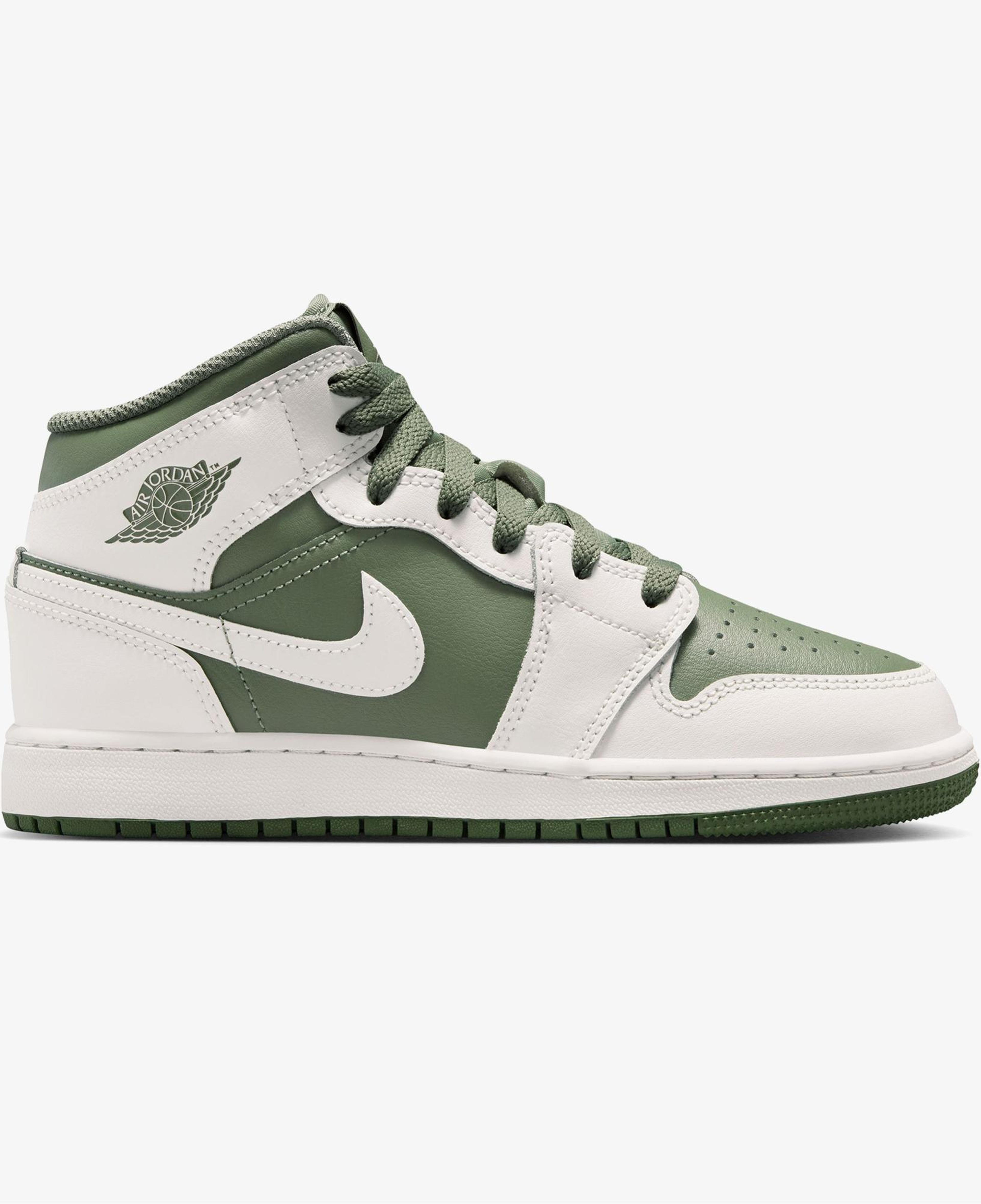 Jordan Air 1 Mid Yeşil Spor Ayakkabı