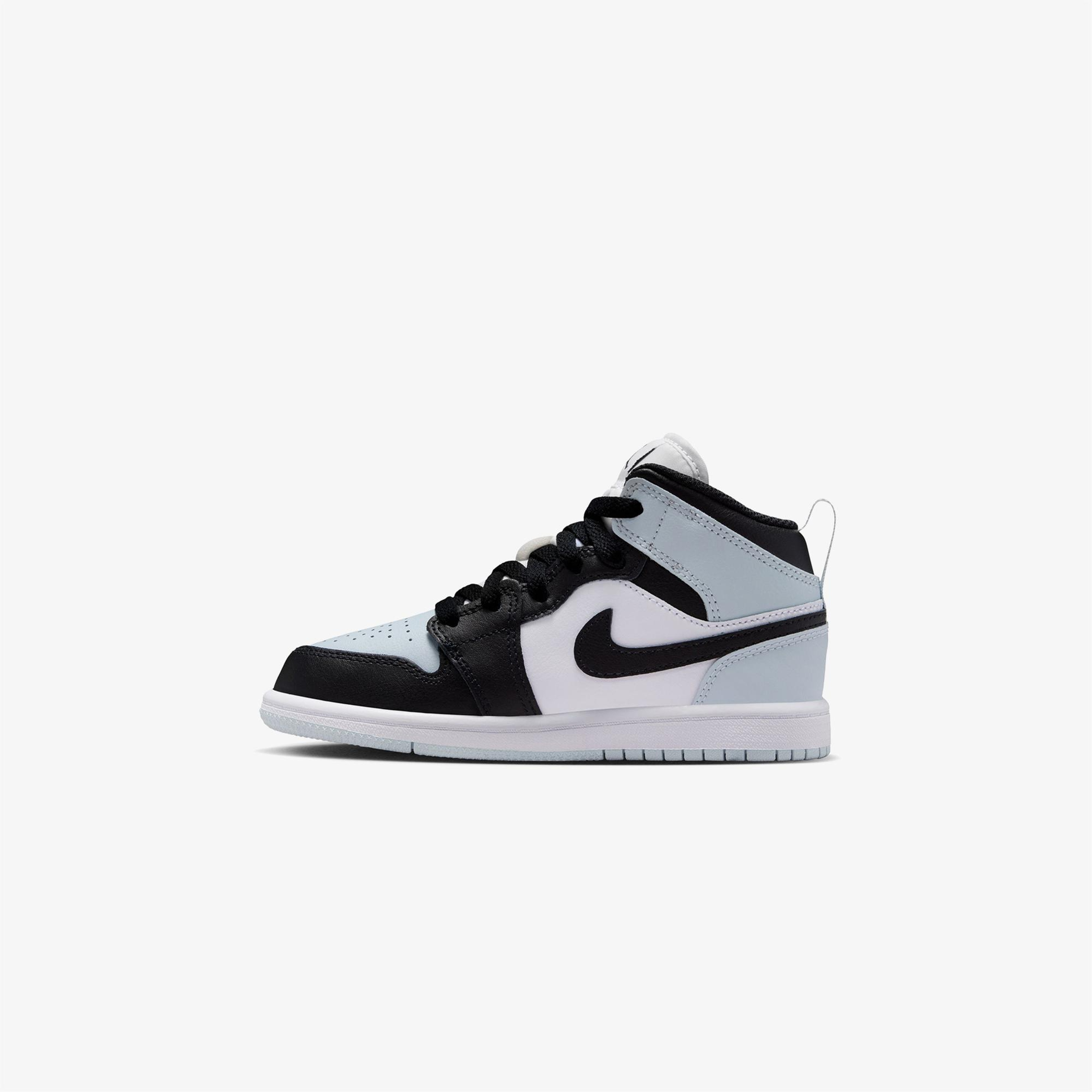 Jordan 1 Mid Çocuk Mavi Spor Ayakkabı