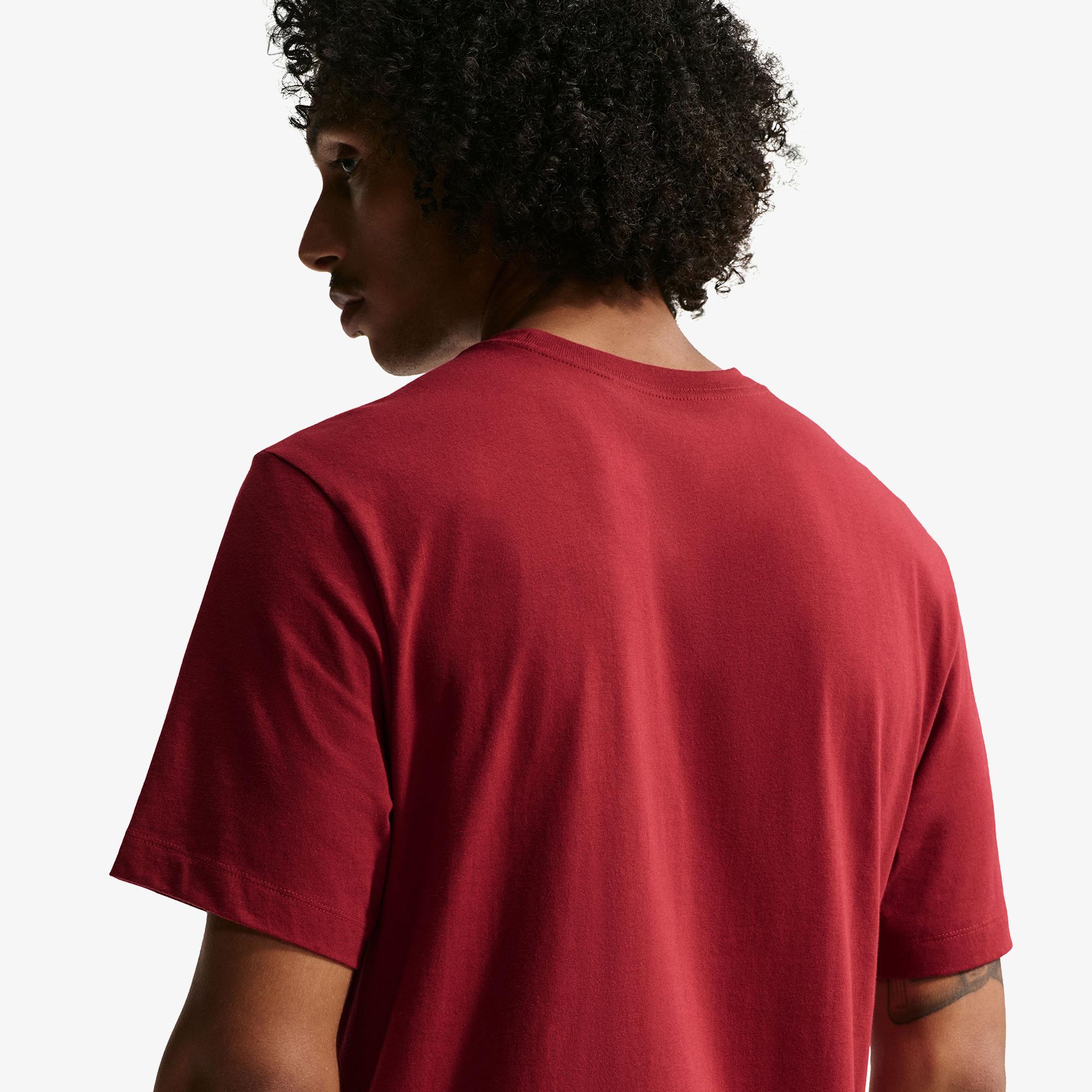 Nike Sportswear Icon Swoosh Erkek Kırmızı T-Shirt