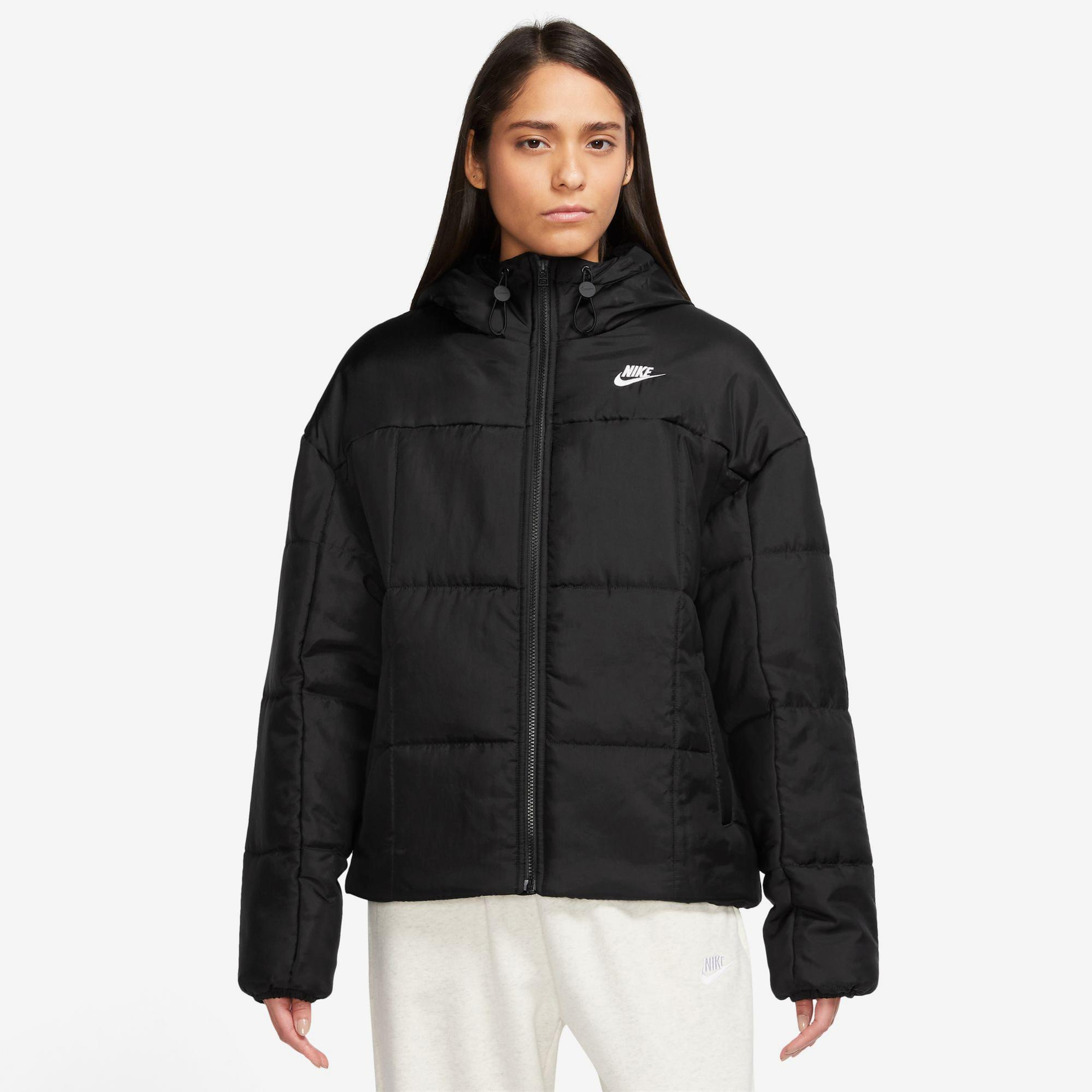 Nike Sportswear Essentials Therma Fit Classic Puffer Kadın Siyah Mont