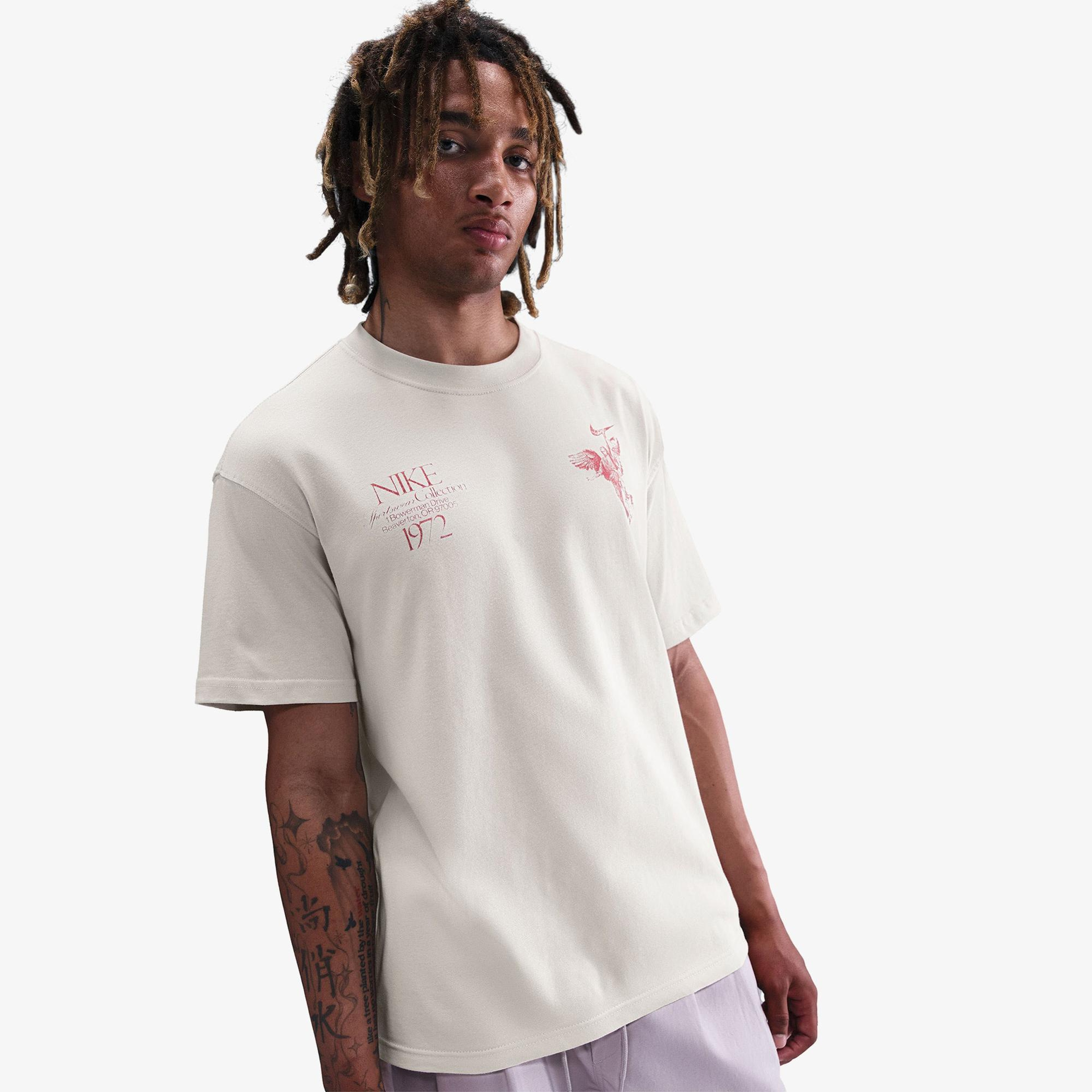 Nike Sportswear M90 Wings Victory Erkek Beyaz T-Shirt