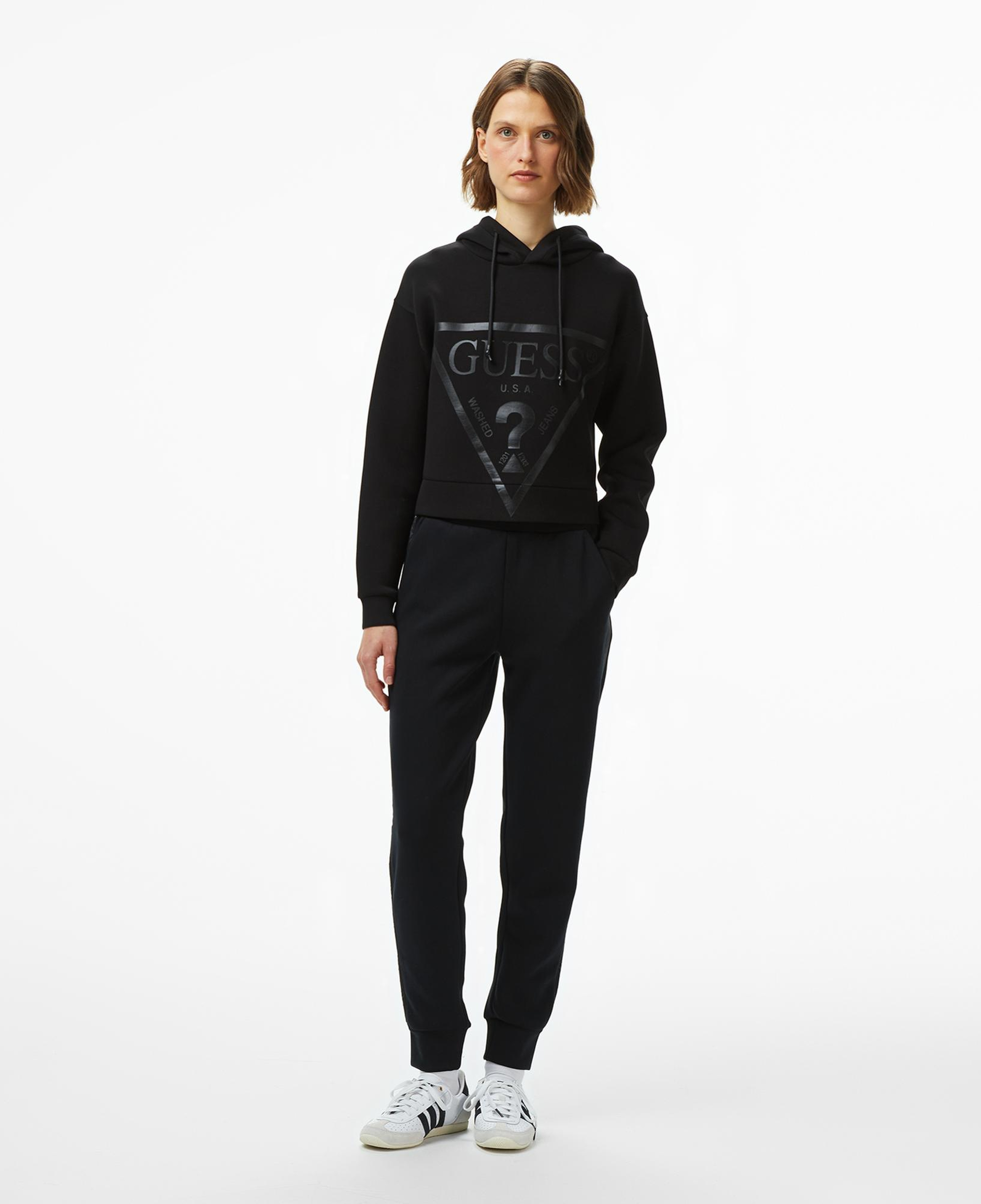 Guess New Alisa Kadın Siyah Hoodie