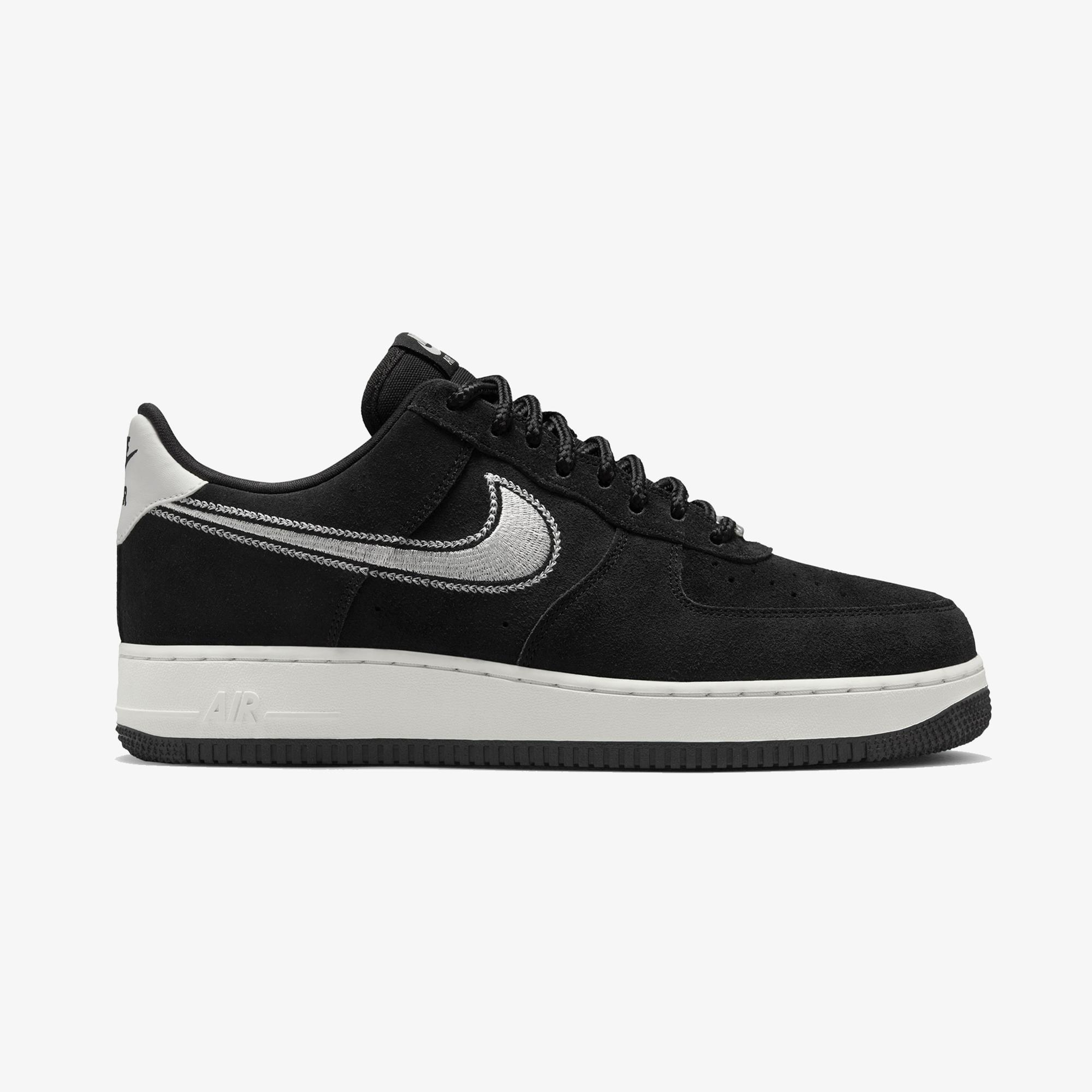 Nike Air Force 1 '07 LV8 Erkek Siyah Spor Ayakkabı