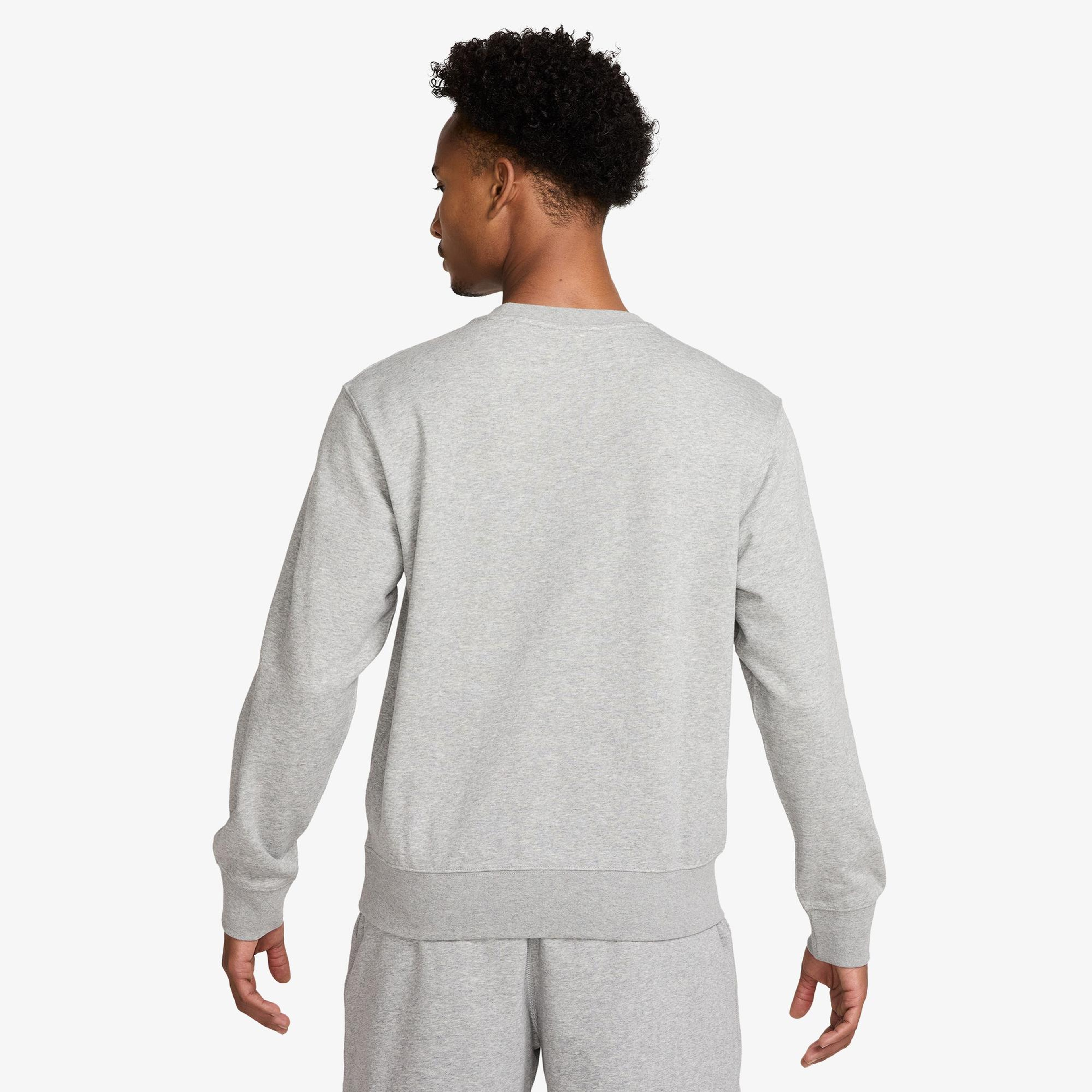 Nike Club Crew Erkek Gri Sweatshirt