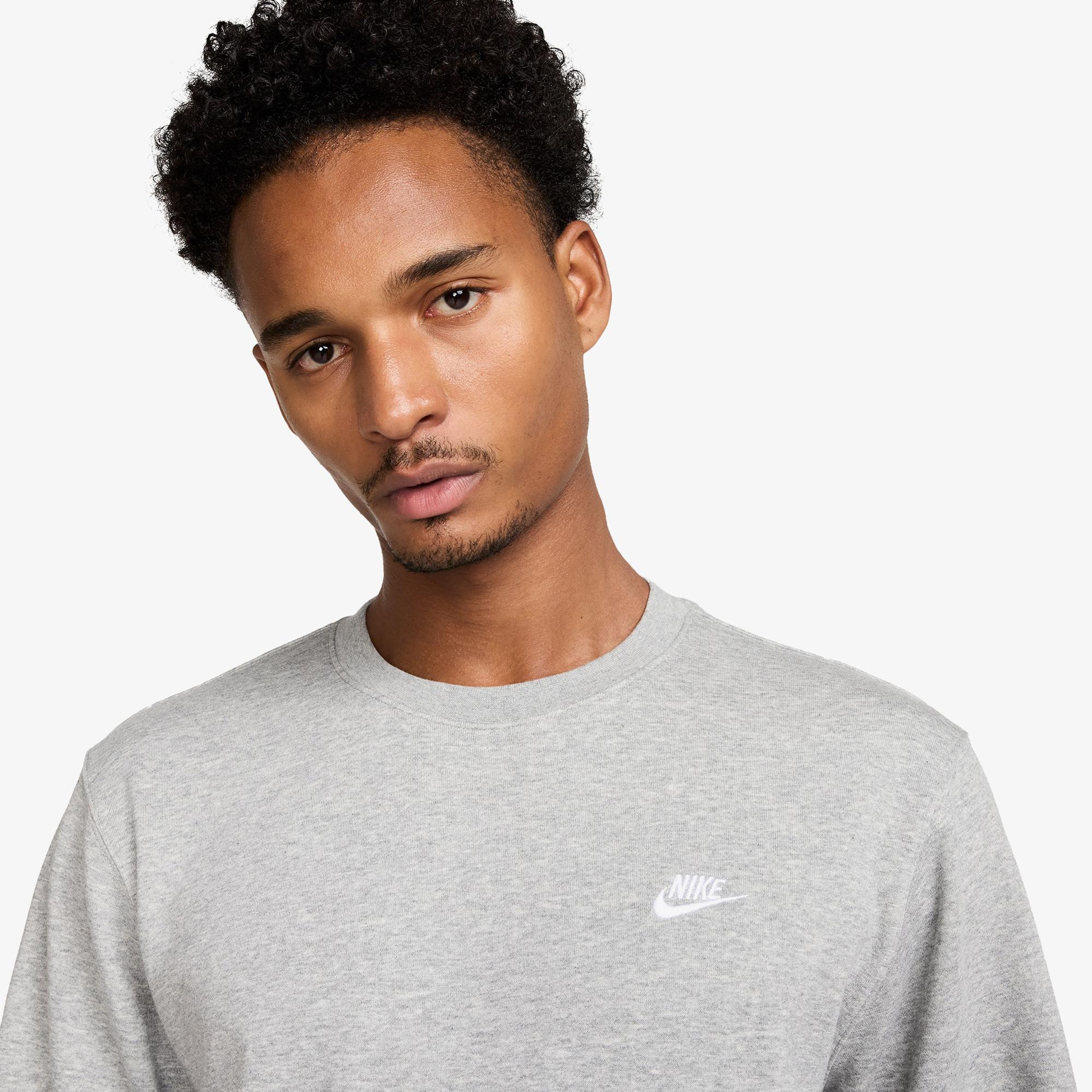 Nike Club Crew Erkek Gri Sweatshirt