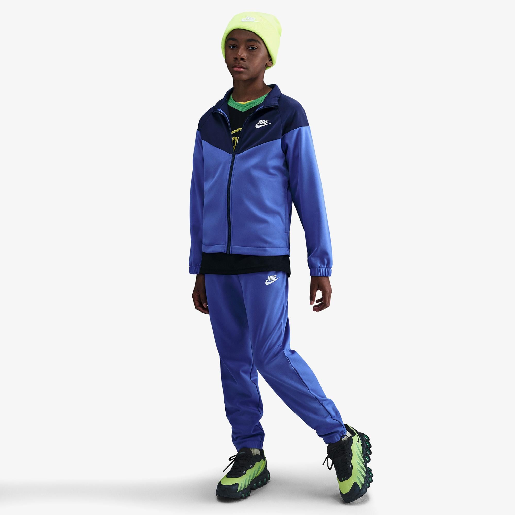 Nike Sportswear Dri-Fit Çocuk Lacivert Eşofman Takımı
