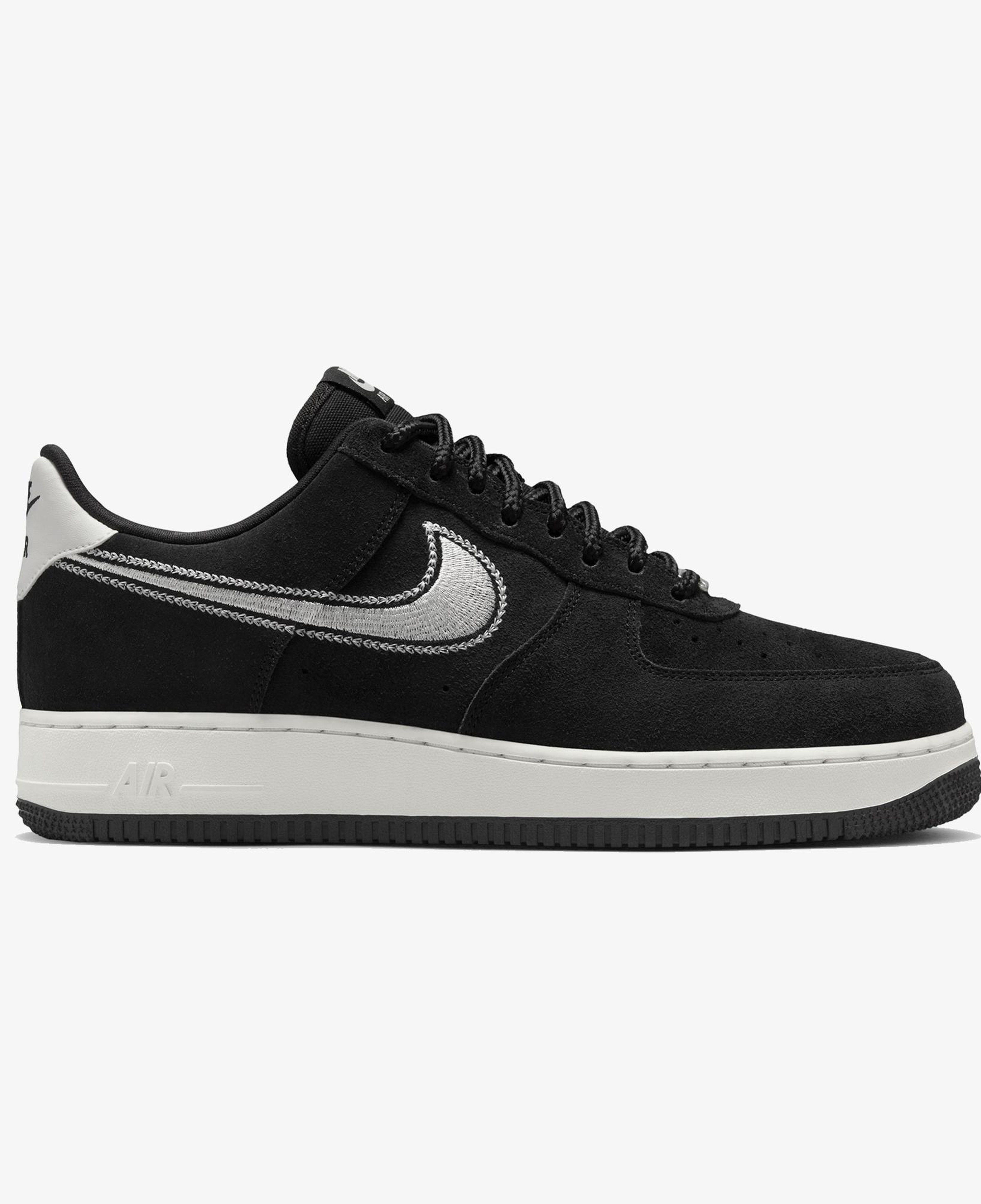 Nike Air Force 1 '07 LV8 Erkek Siyah Spor Ayakkabı