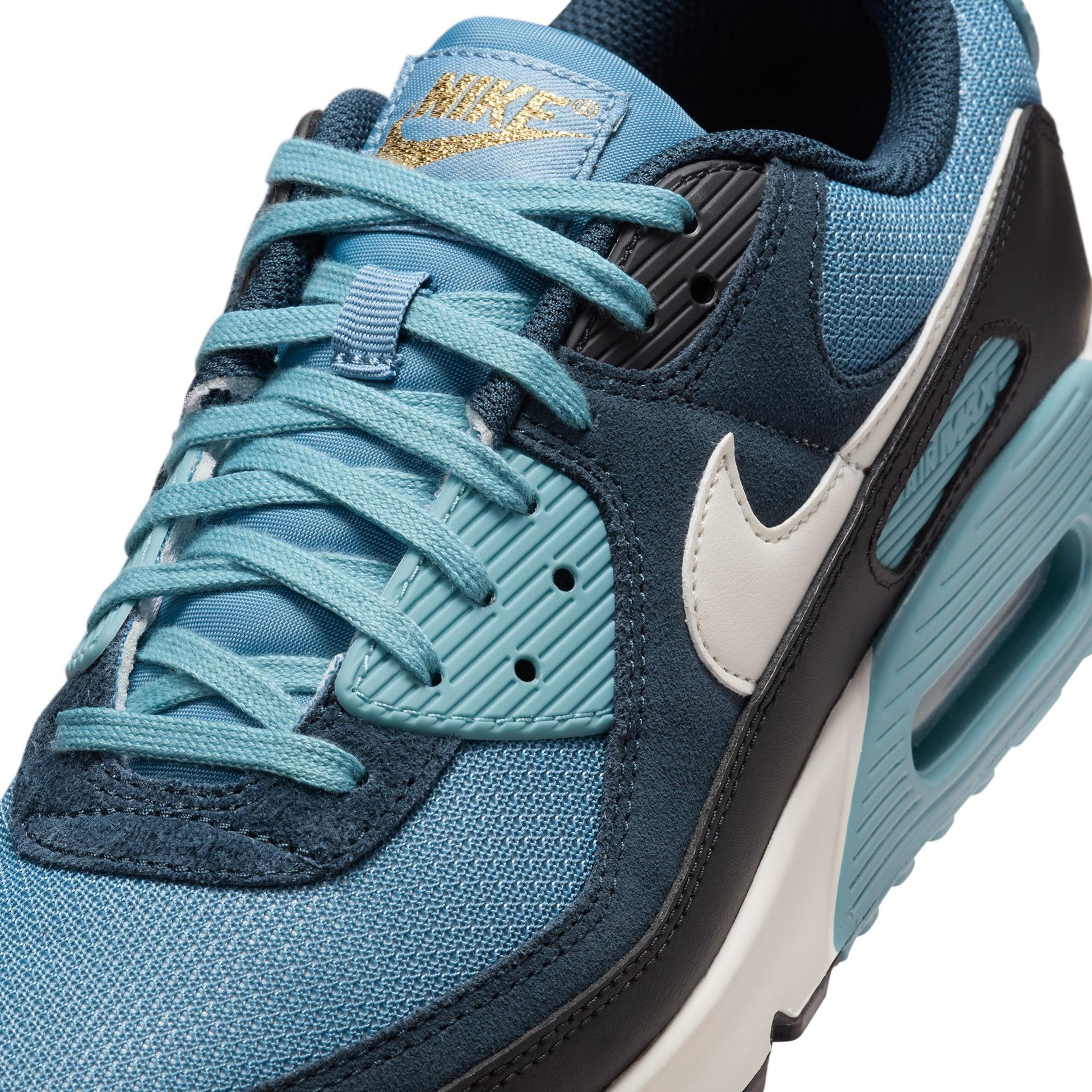 Nike Air Max 90 Premium Erkek Mavi Spor Ayakkabı