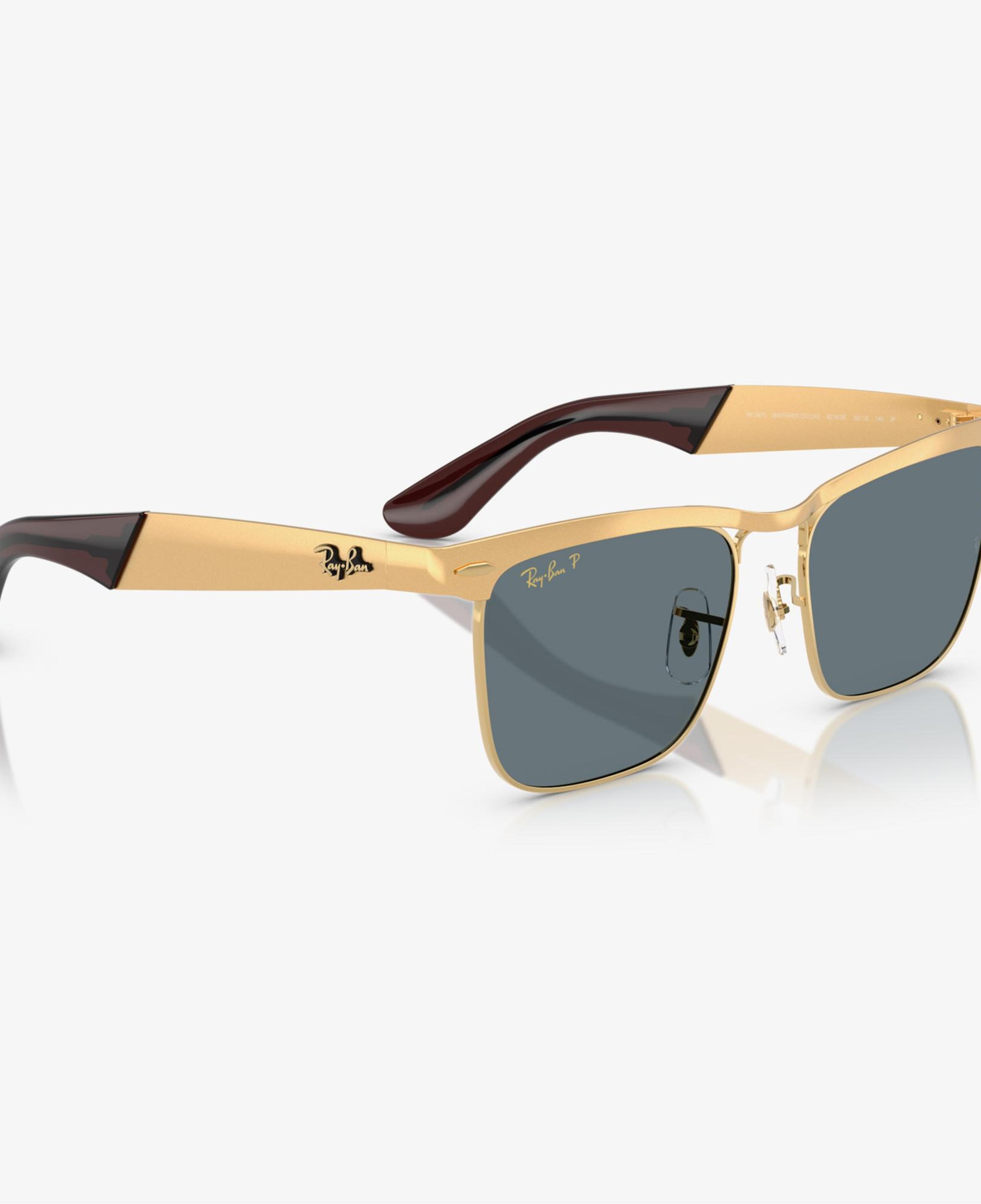 Ray-Ban RB3875 Unisex Altın Rengi Güneş Gözlüğü