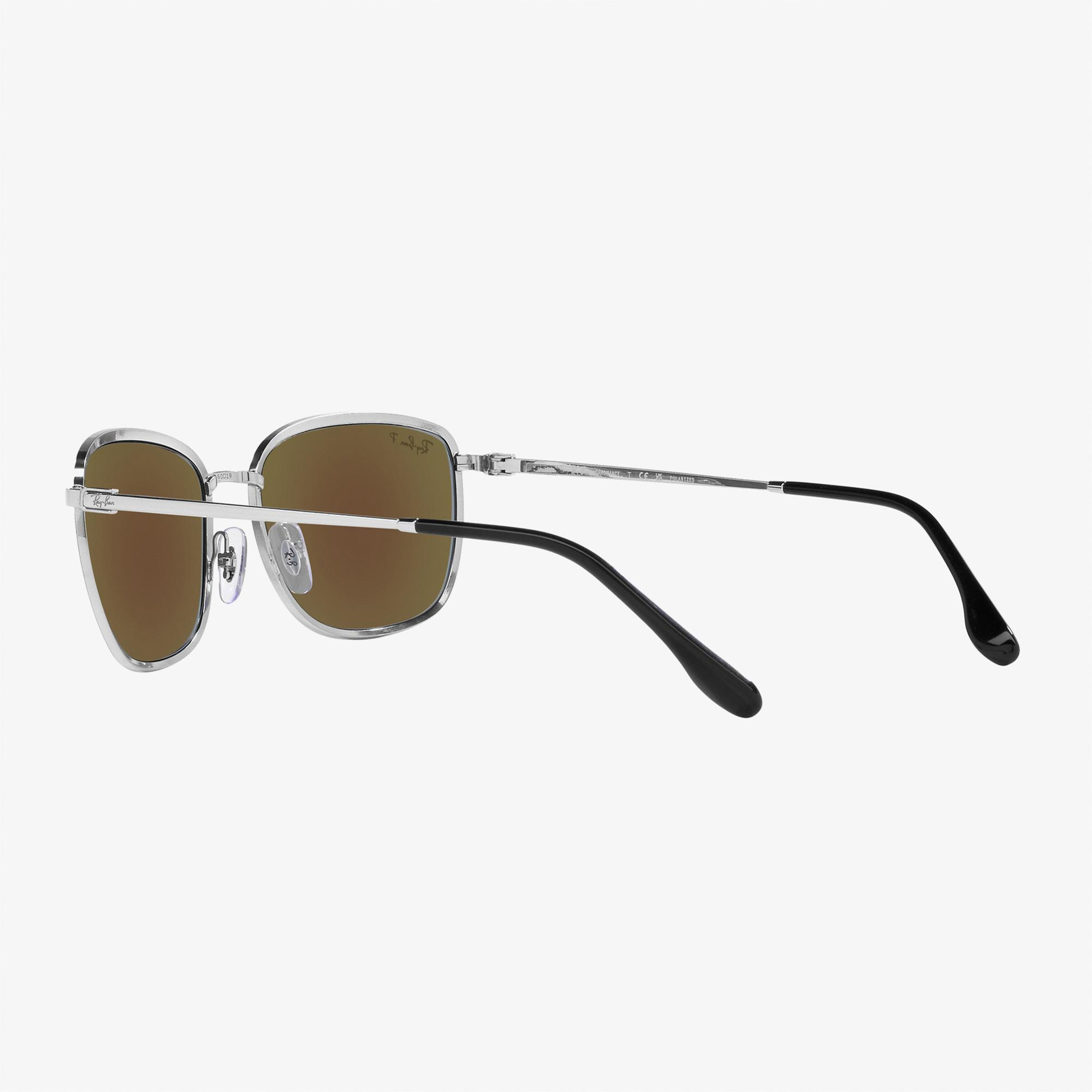RAY-BAN Metal Unisex Gri Güneş Gözlüğü