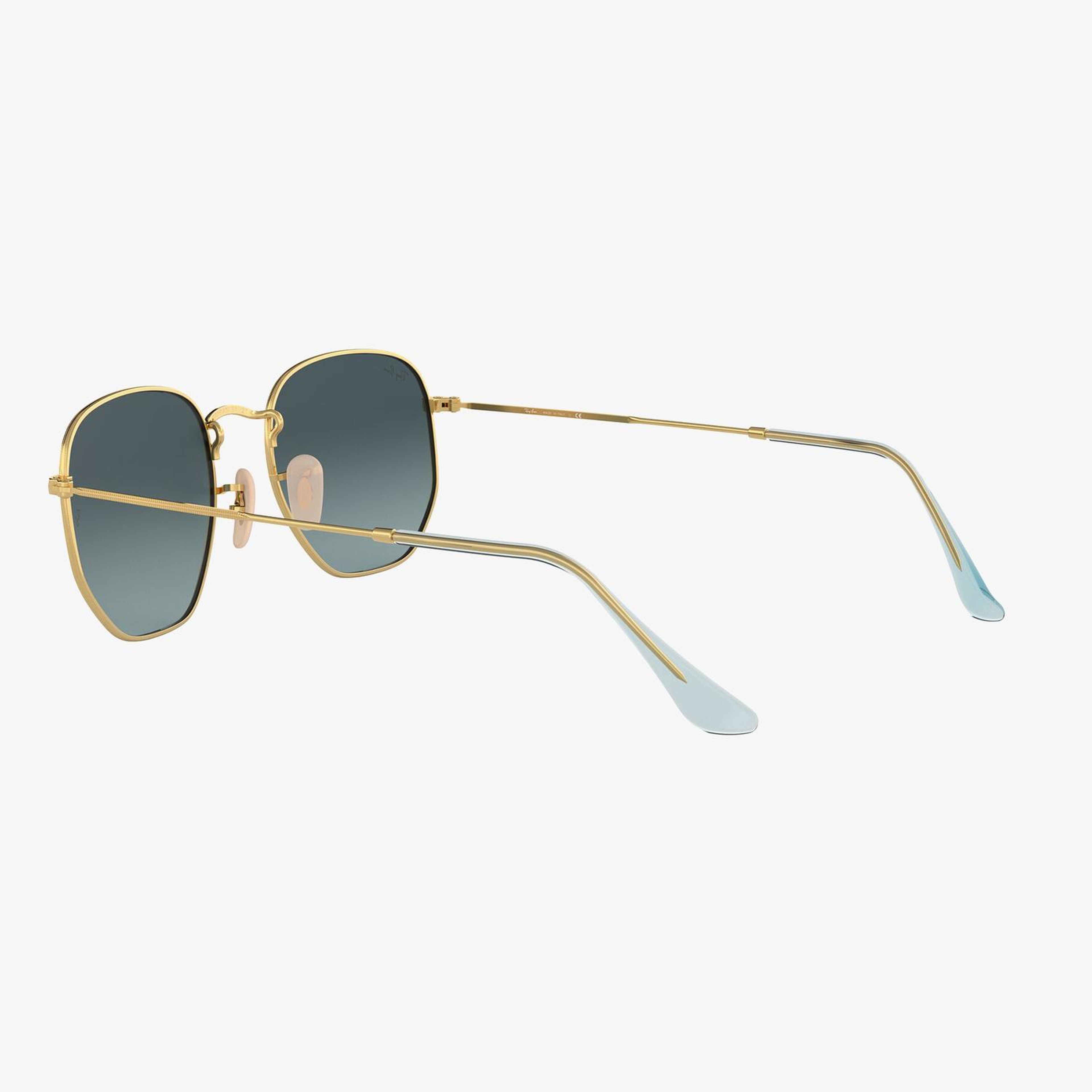 RAY-BAN 0RB3548N Hexagonal Unisex Gold Güneş Gözlüğü