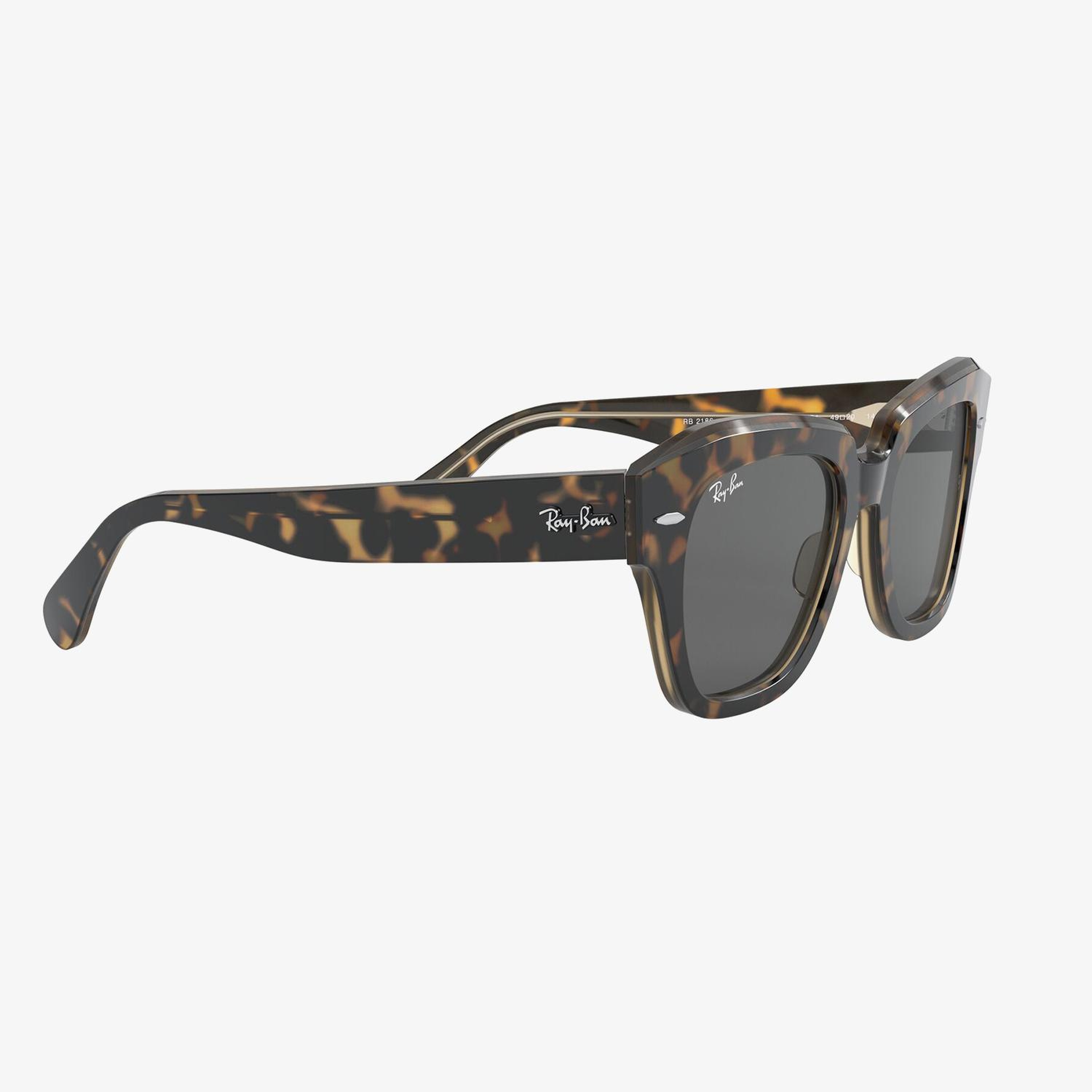 RAY-BAN 0RB2186 State Street Unisex Kahverengi Güneş Gözlüğü