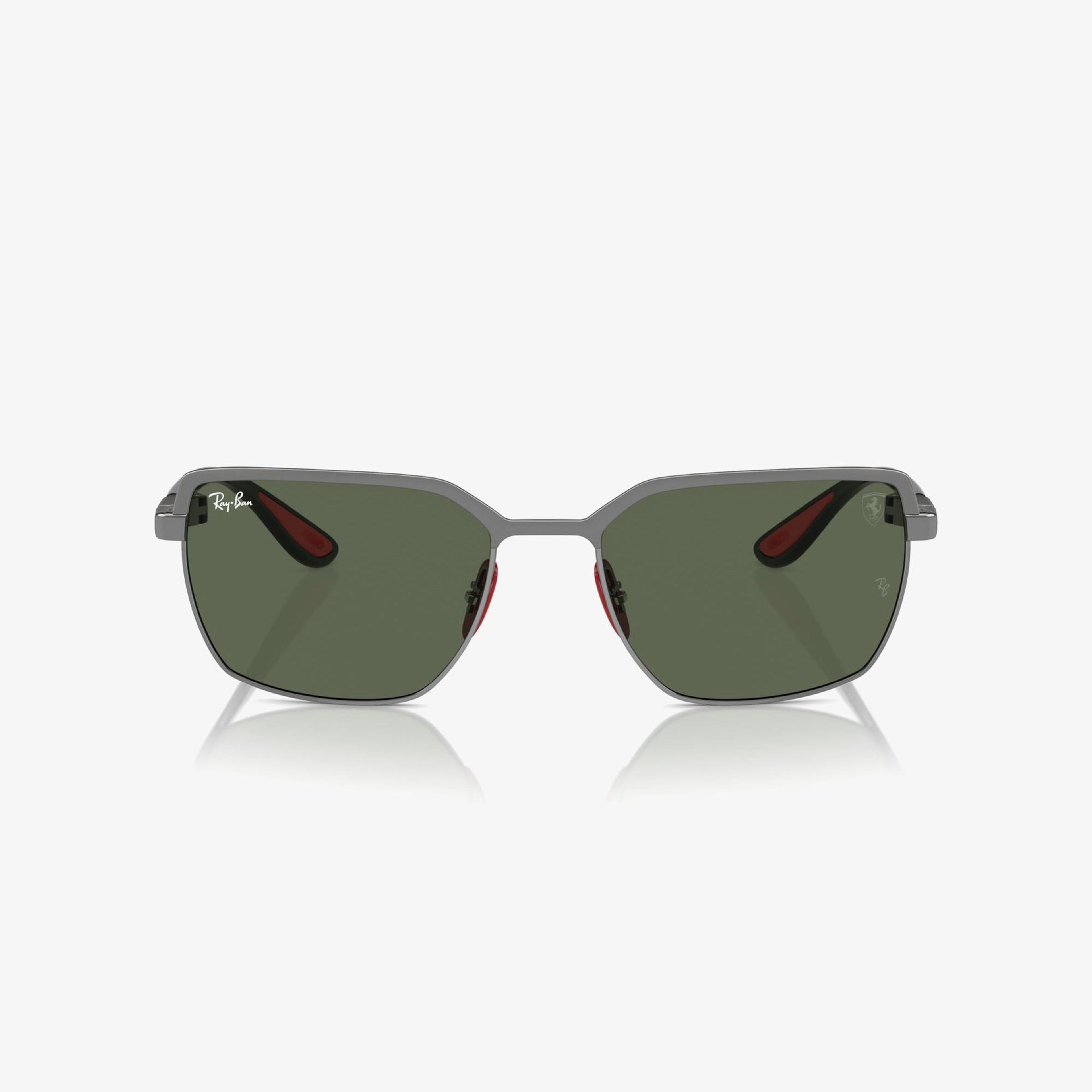 RAY-BAN Rb3743M Scuderia Ferrari Collection Unisex Gri Güneş Gözlüğü